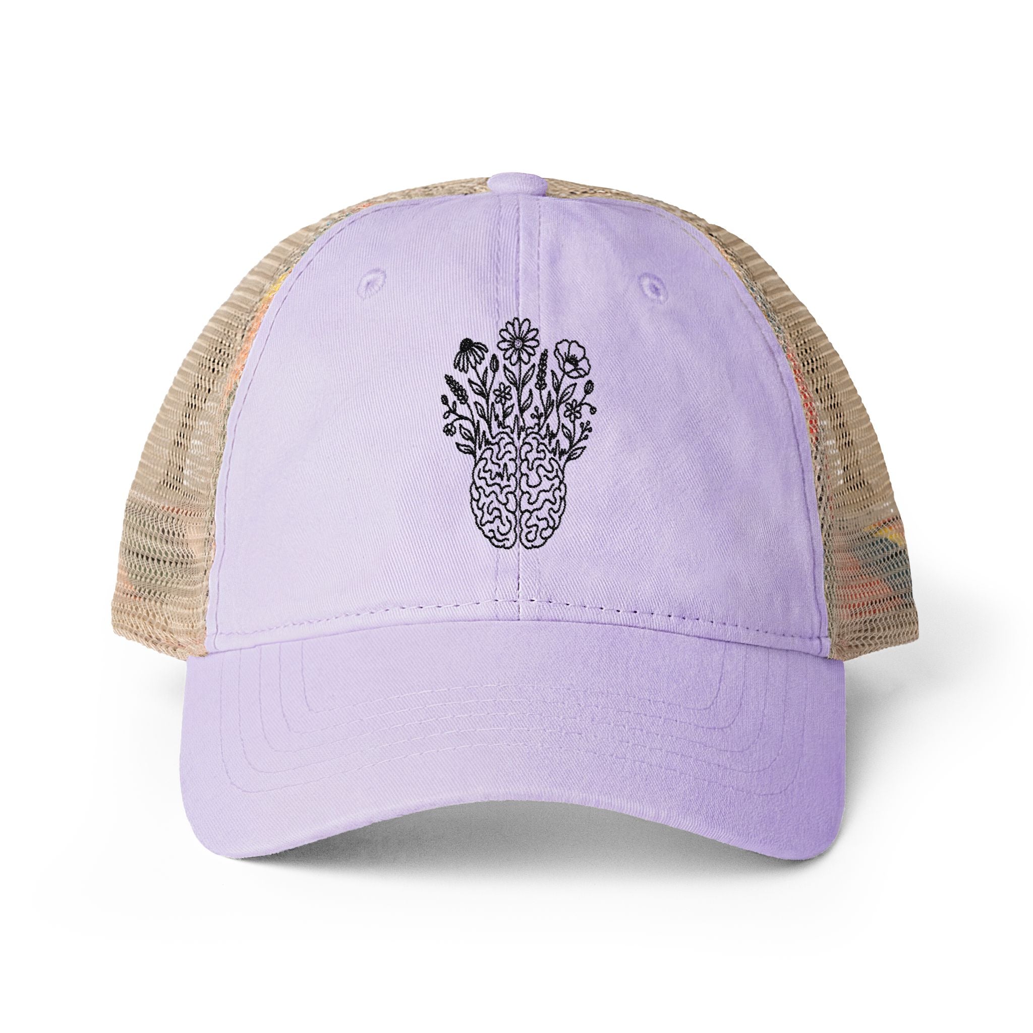 Electric Wildflower Epilepsy Awareness Ponytail Trucker Hat