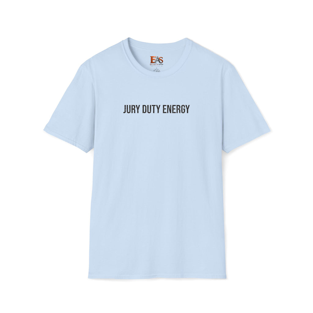 Jury Duty Energy True Crime Glitter T-Shirt