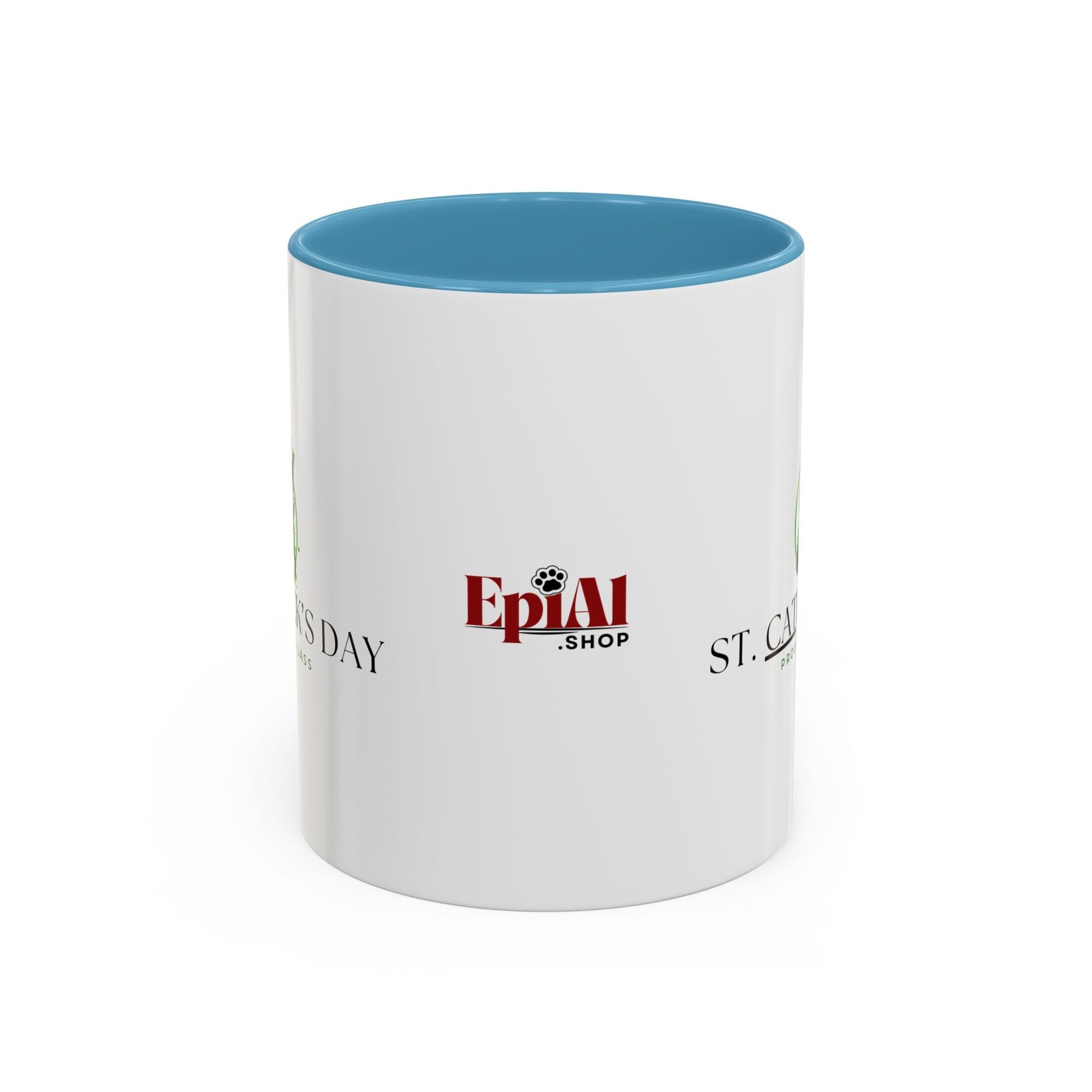 St. Patrick's Day Cat Coffee Mug - Proud Cat Lass Design Printify