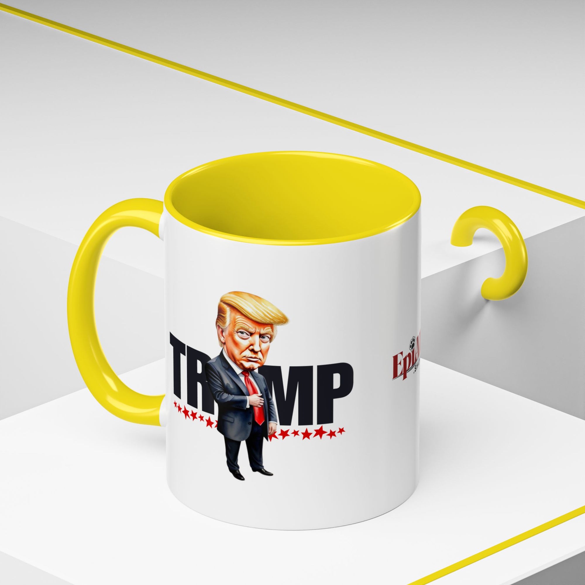 Trump Accent Coffee Mug - 11oz & 15oz, Bold Statement Mugs for Political Enthusiasts