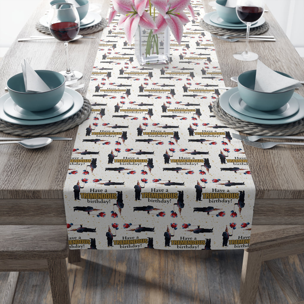 Tremendous Trump Birthday Table Runner