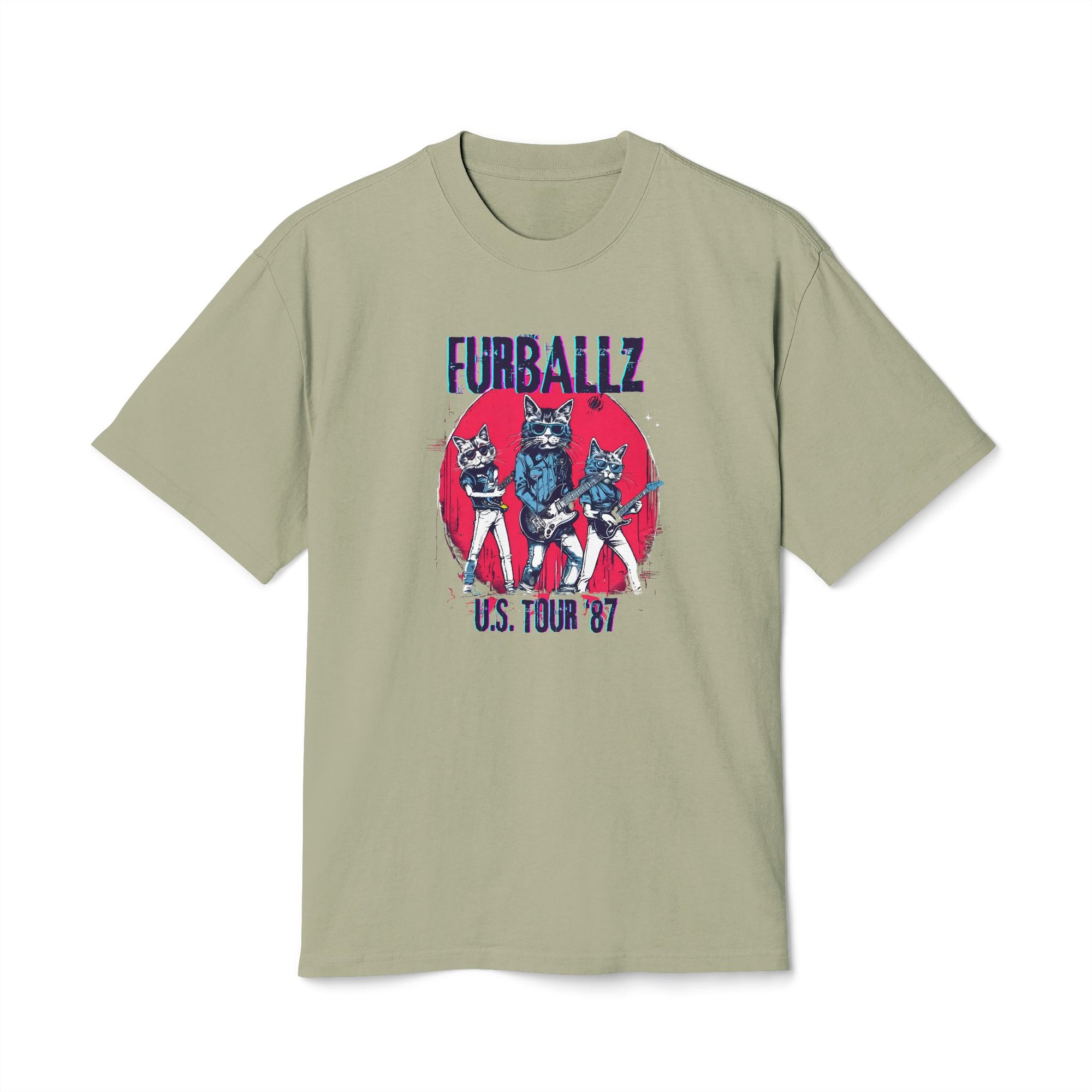Furrballz Vintage 80s Style Graphic Band Tee