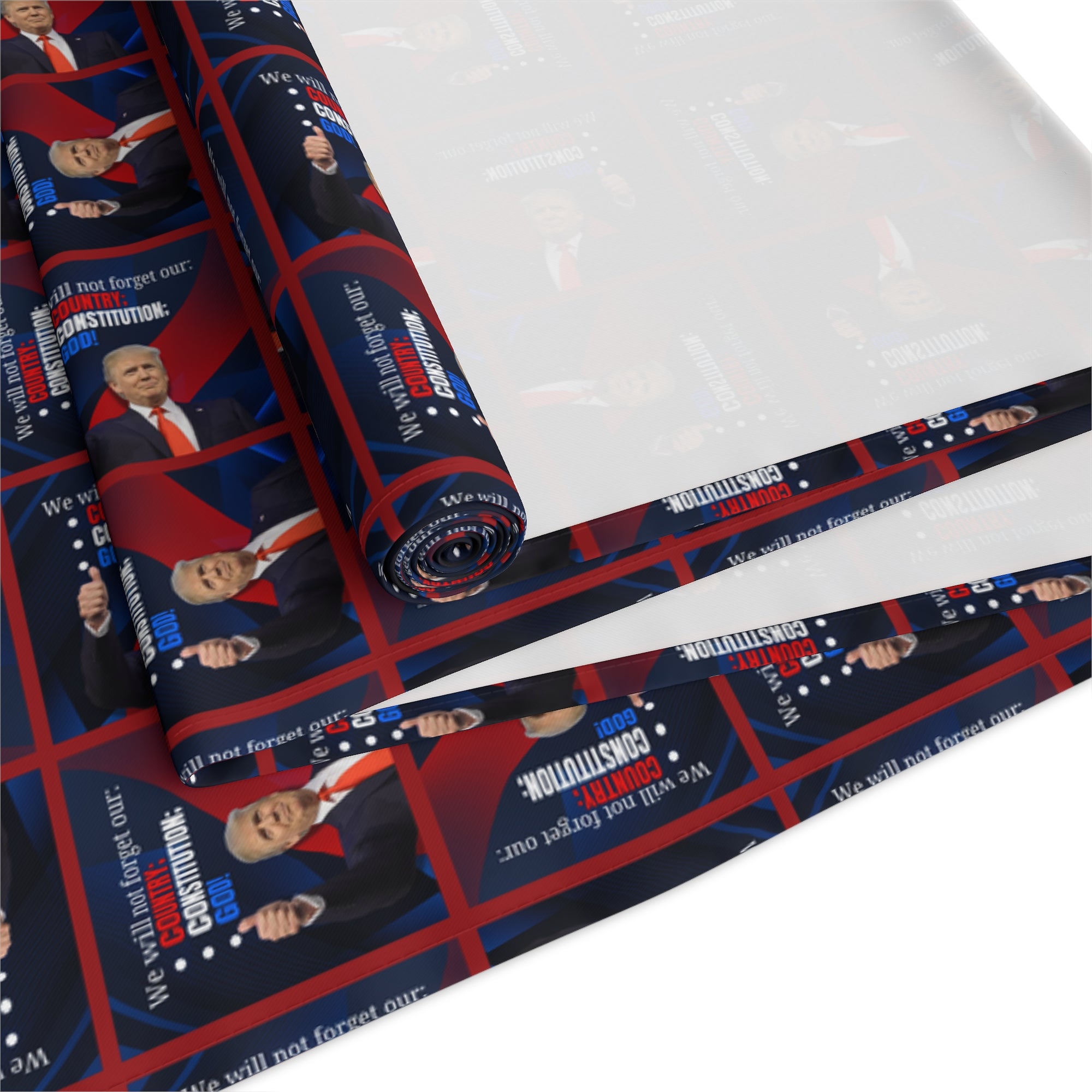 Trump Country Constitution God Table Runner