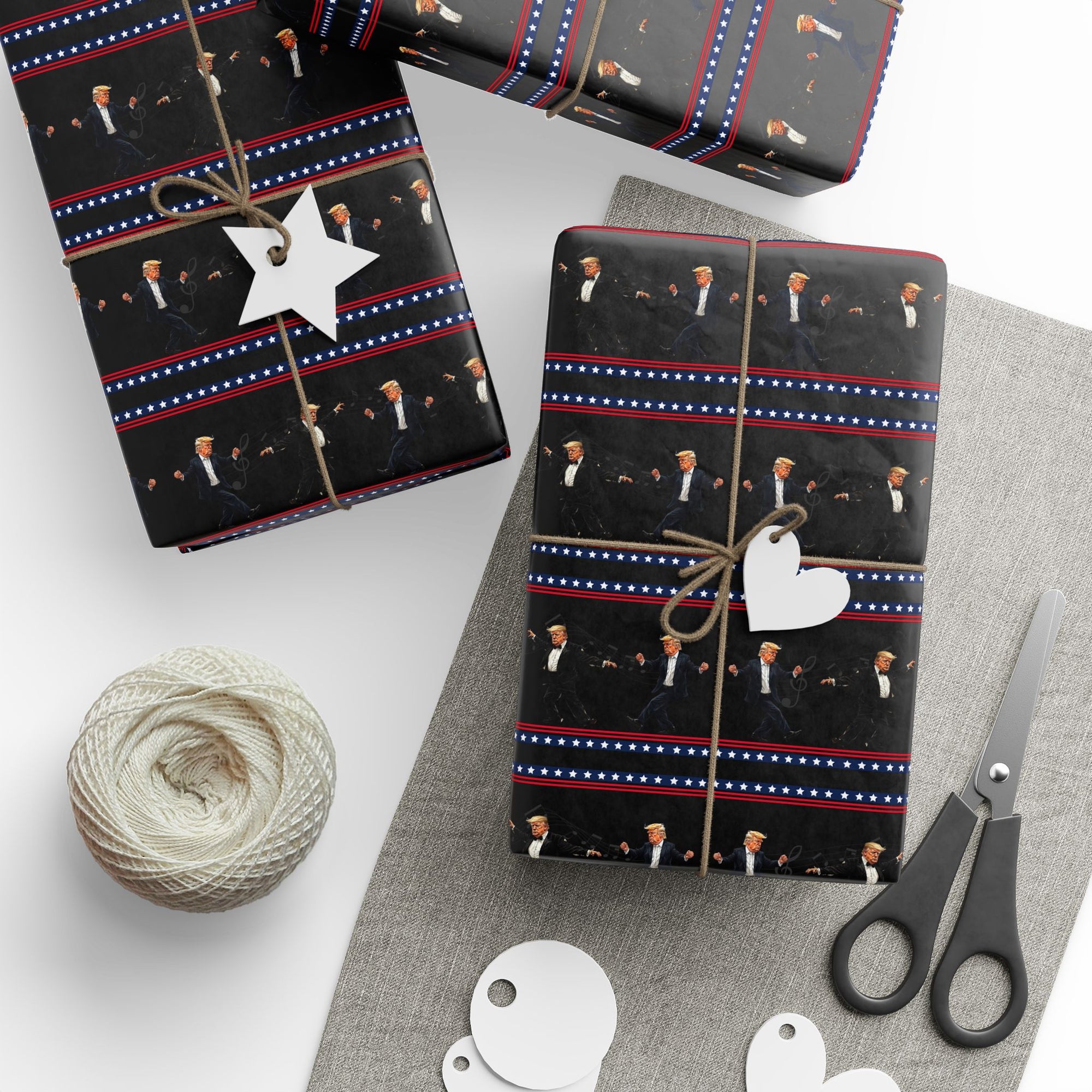 Musical Trump Wrapping Paper for All Occasions