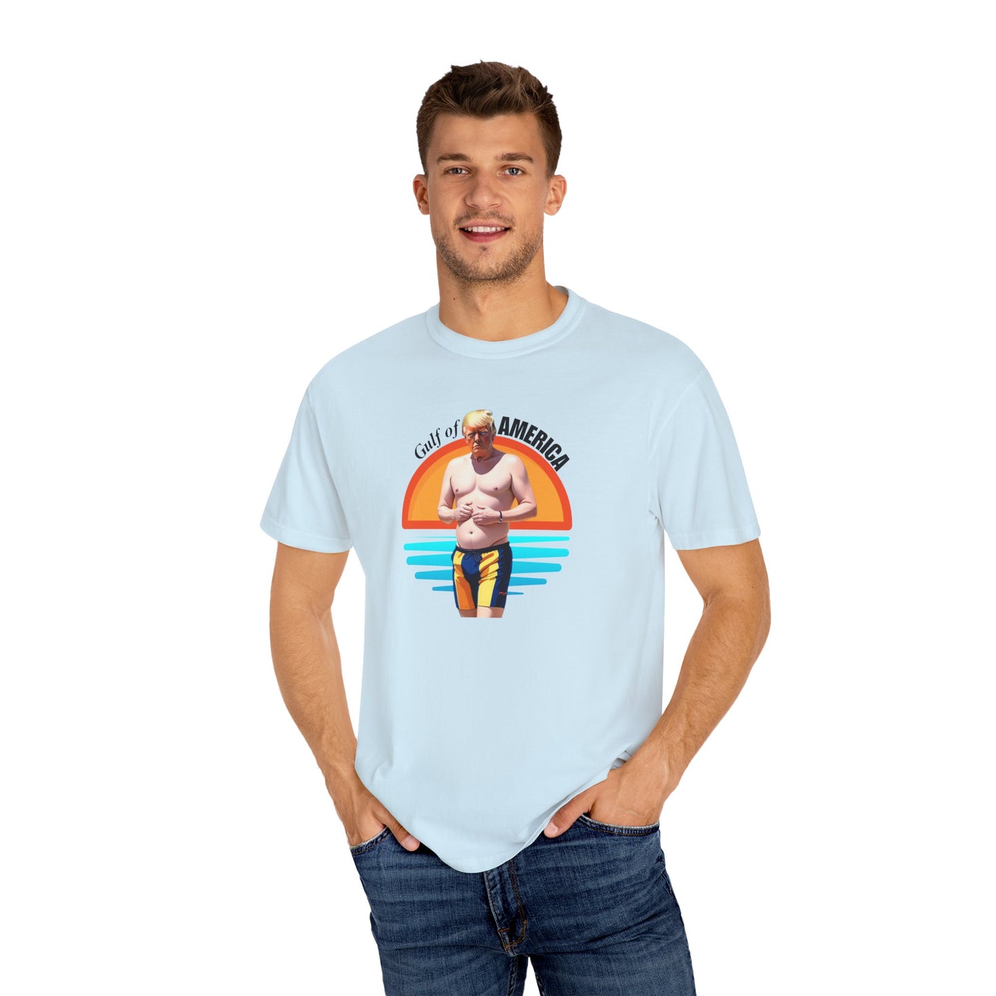 Gulf of America Graphic T-Shirt for Beach Lovers