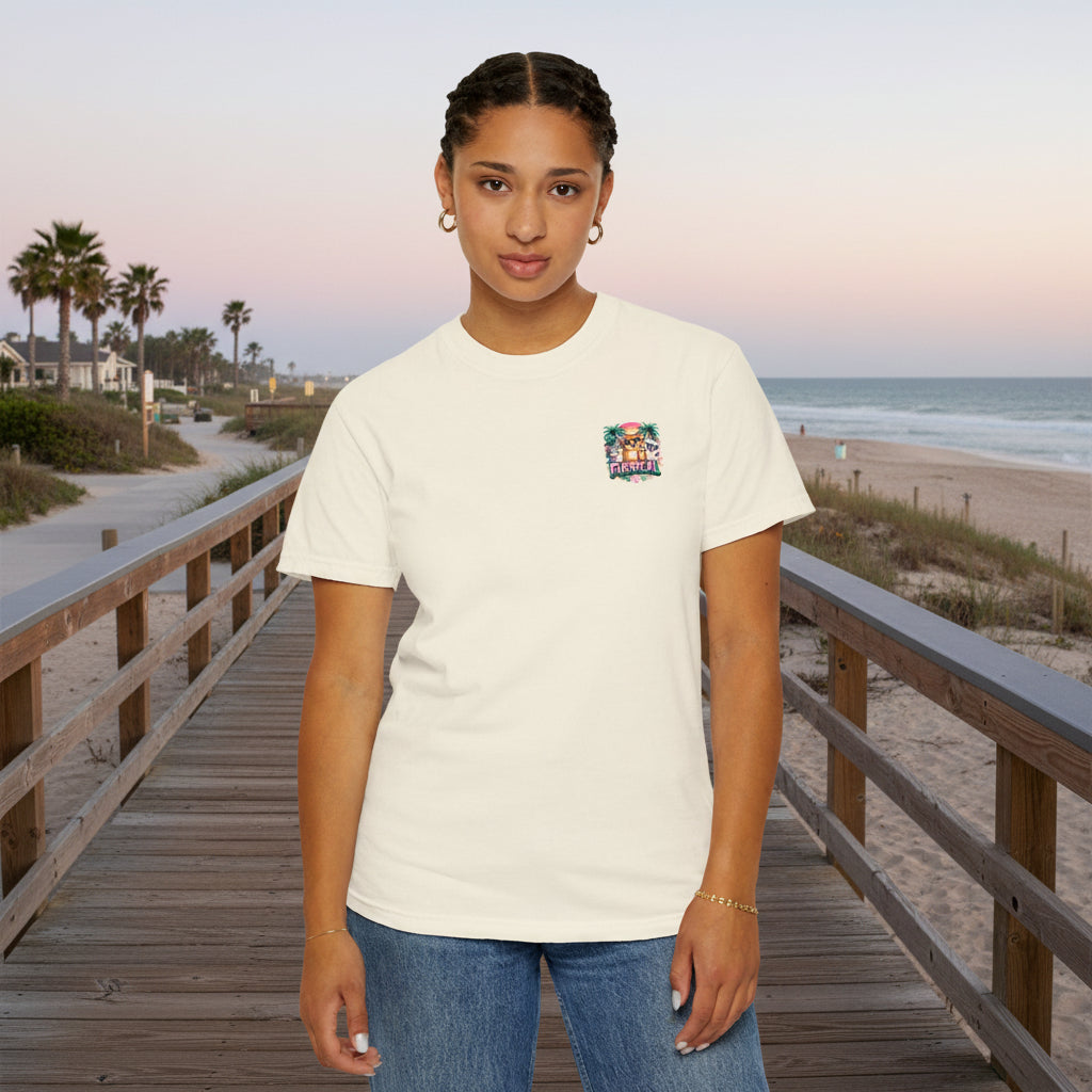 Furreal Cat Sunset Tee | Cool Cats, No Explanation Unisex T-Shirt