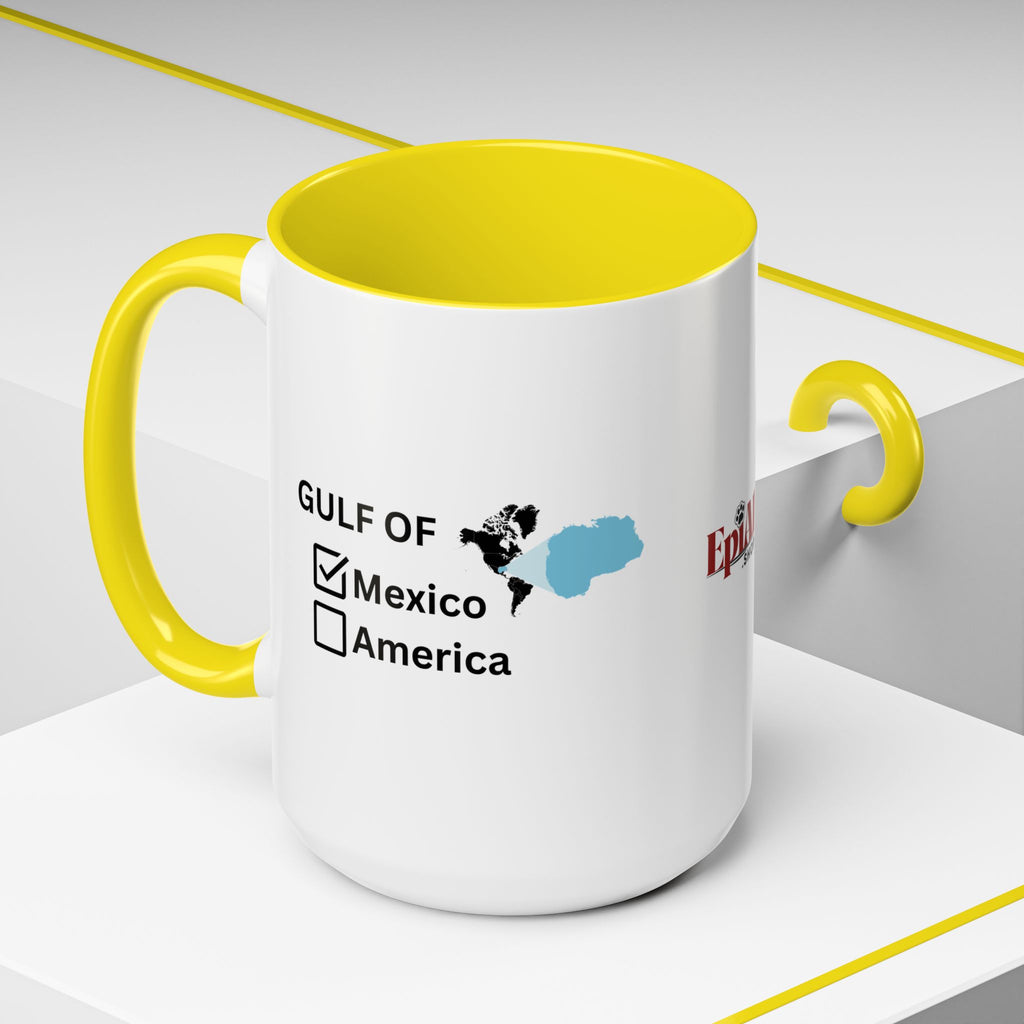 Gulf of Mexico Checkbox Accent Coffee Mug