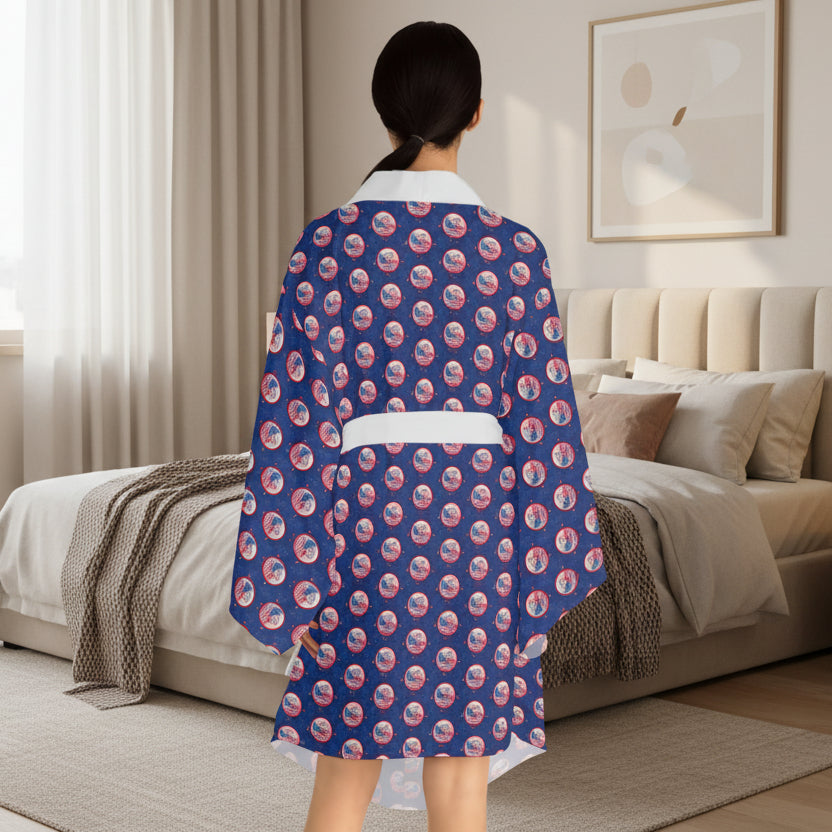 Opinionated Era Kimono Robe – Political Awareness Lounge Robe