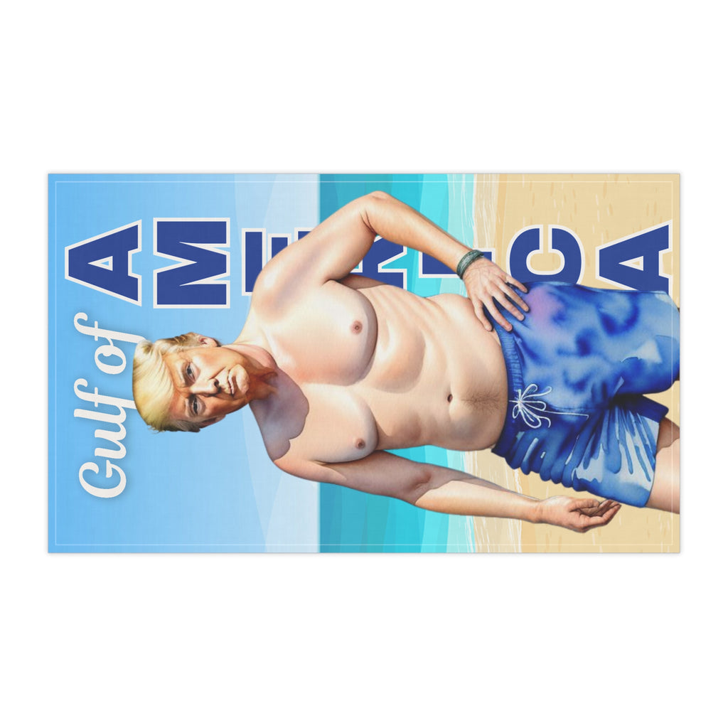 Humorous Beach-Themed Tea Towels - American Gulf Design