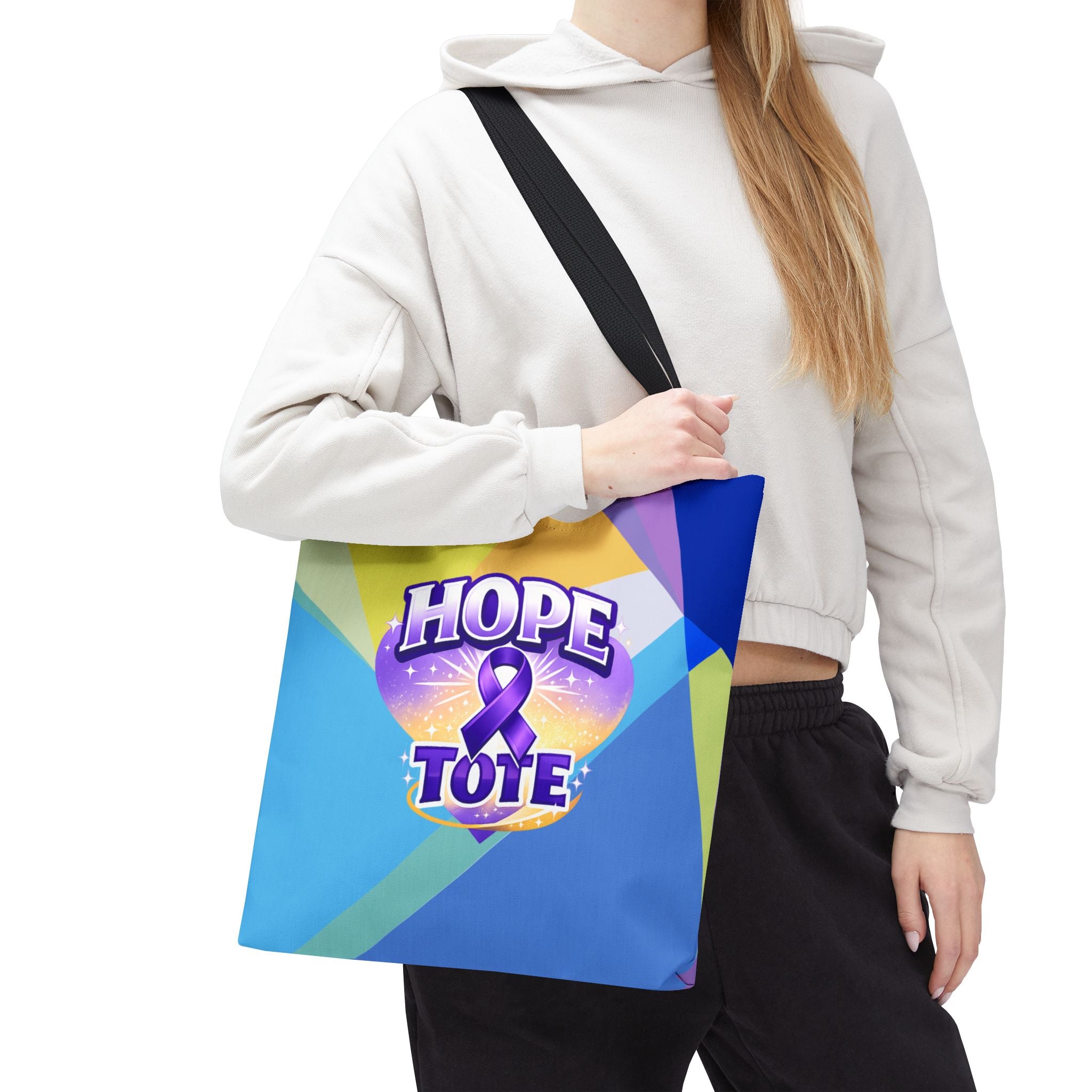 Hope Tote Epilepsy Awareness Ribbon Tote Bag