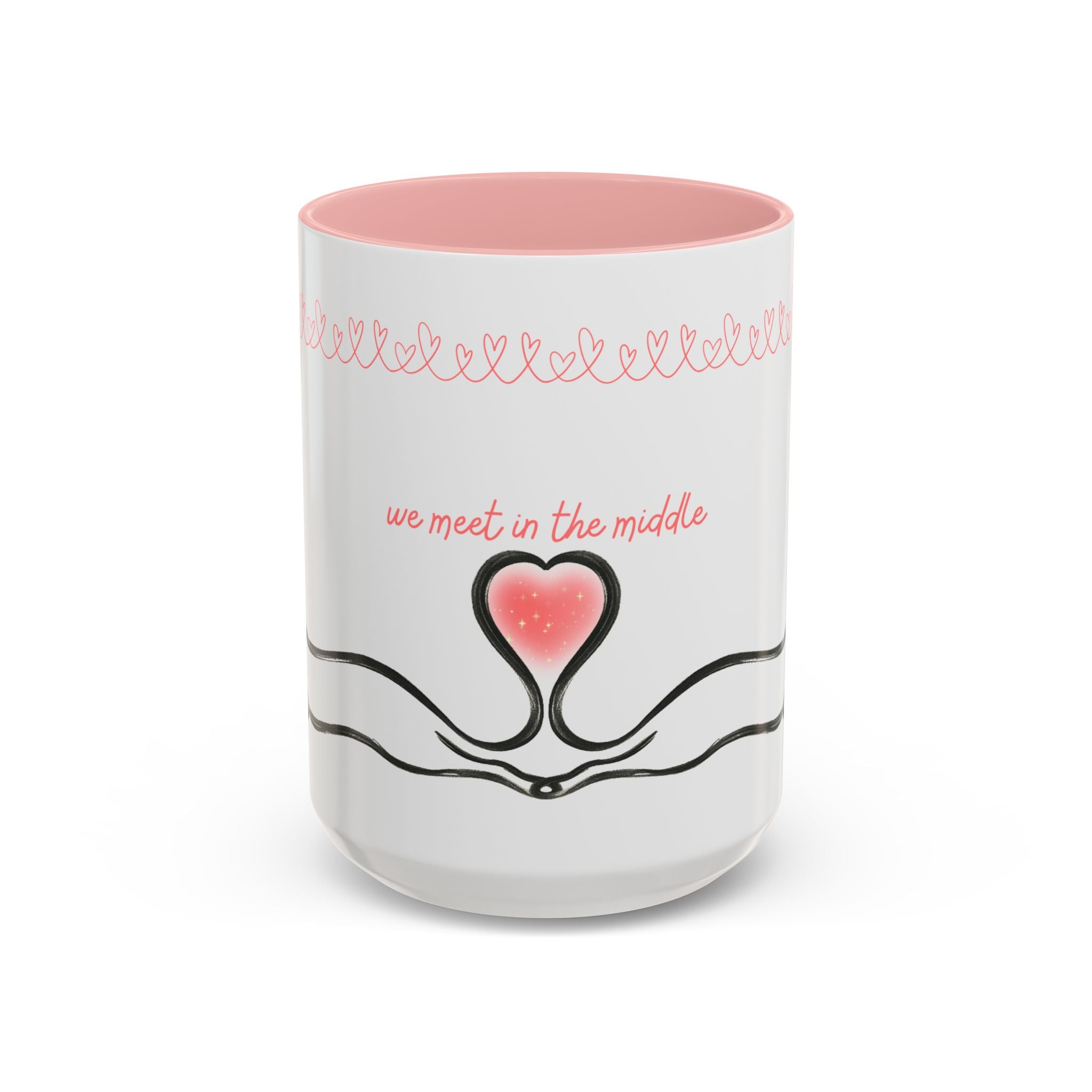 We Meet in the Middle Cat Wraparound Coffee Mug
