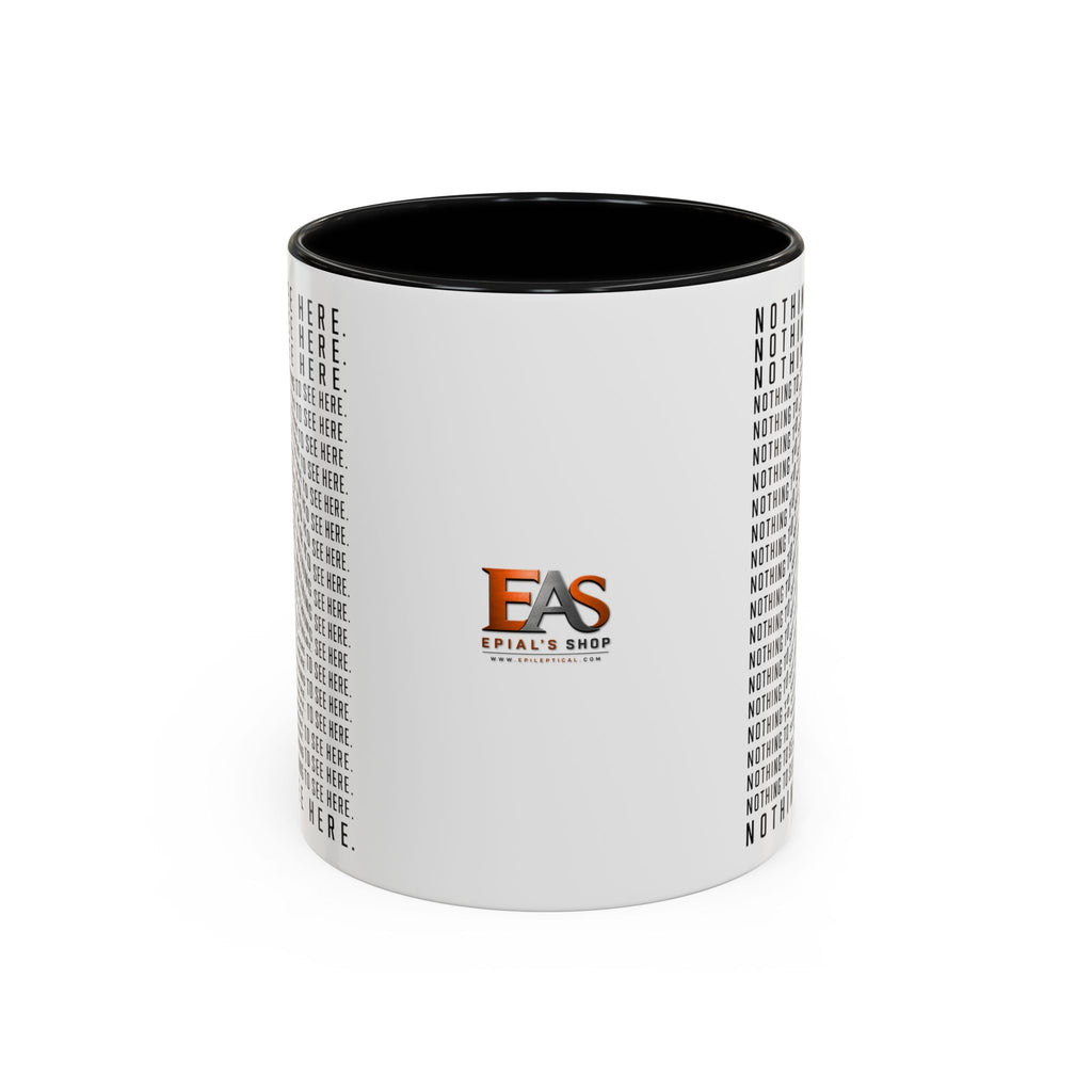 Nothing to See Here Mug | Hidden Fingerprint True Crime & Social Media Coffee Cup (11/15oz)