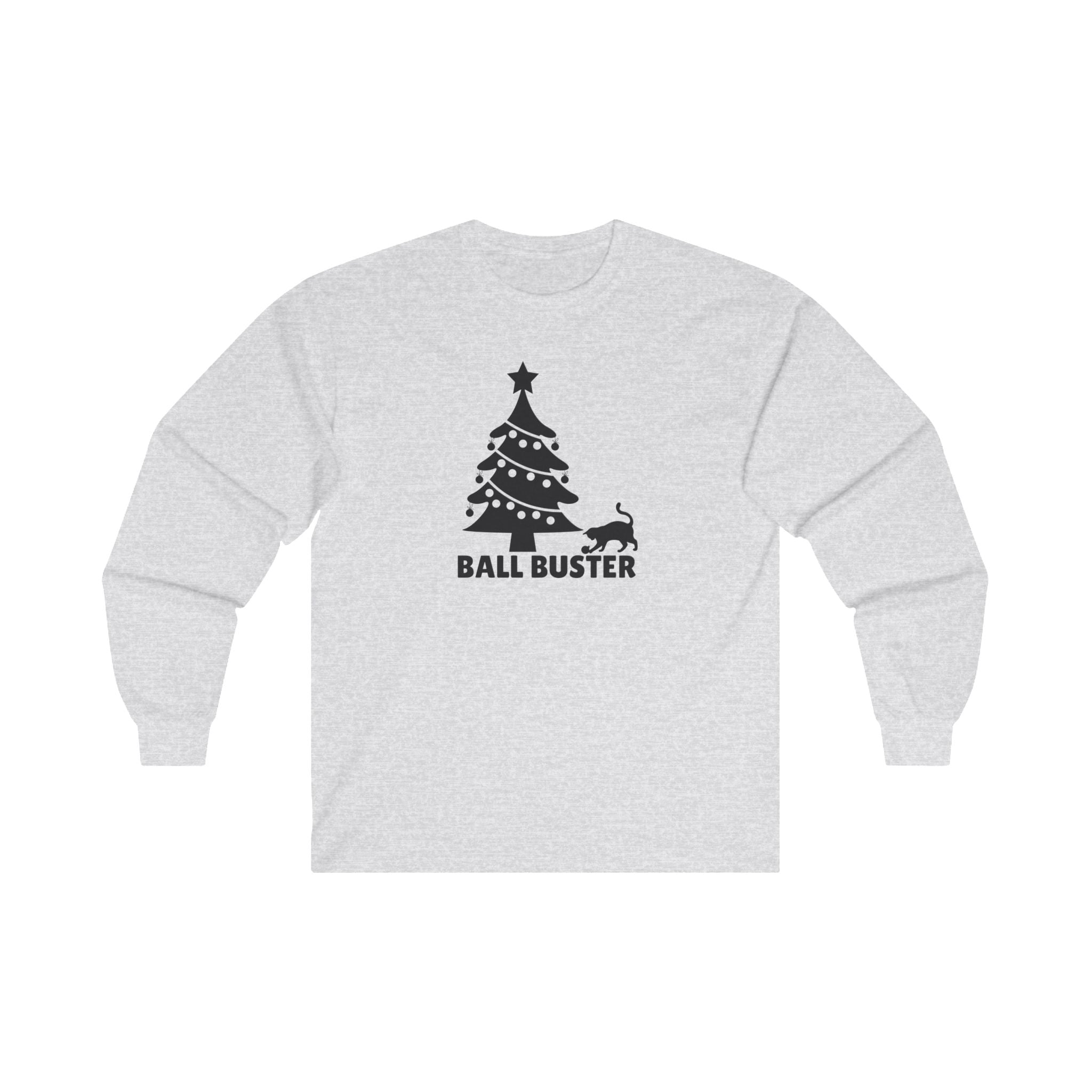 Photo depicting the ​Ball Buster Unisex Ultra Cotton Long Sleeve Tee from EpiAl's Shop.