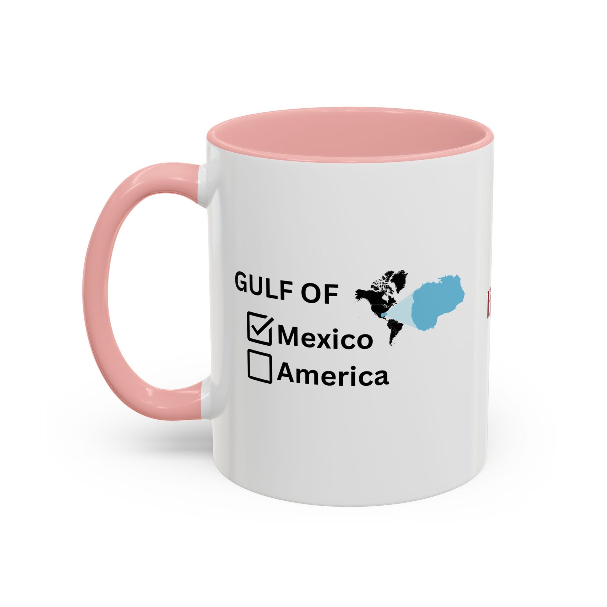 Gulf of Mexico Checkbox Accent Coffee Mug