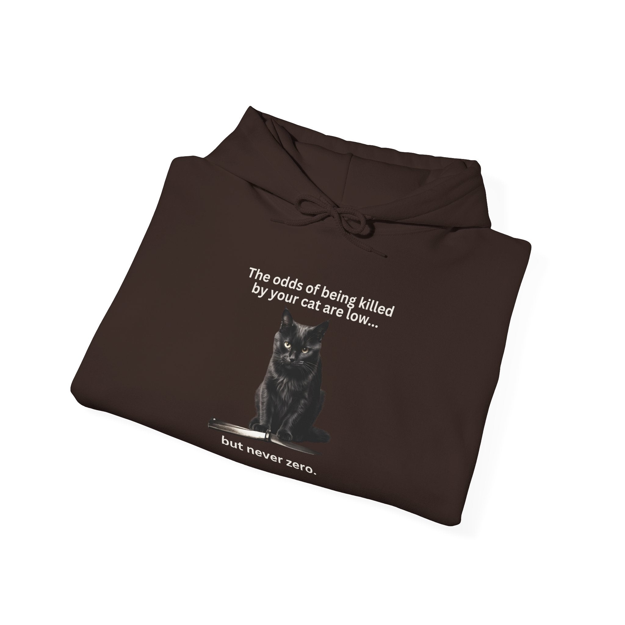 Photo depicting the ​Odds Unisex Heavy Blend™ Hooded Sweatshirt from EpiAl's Shop.