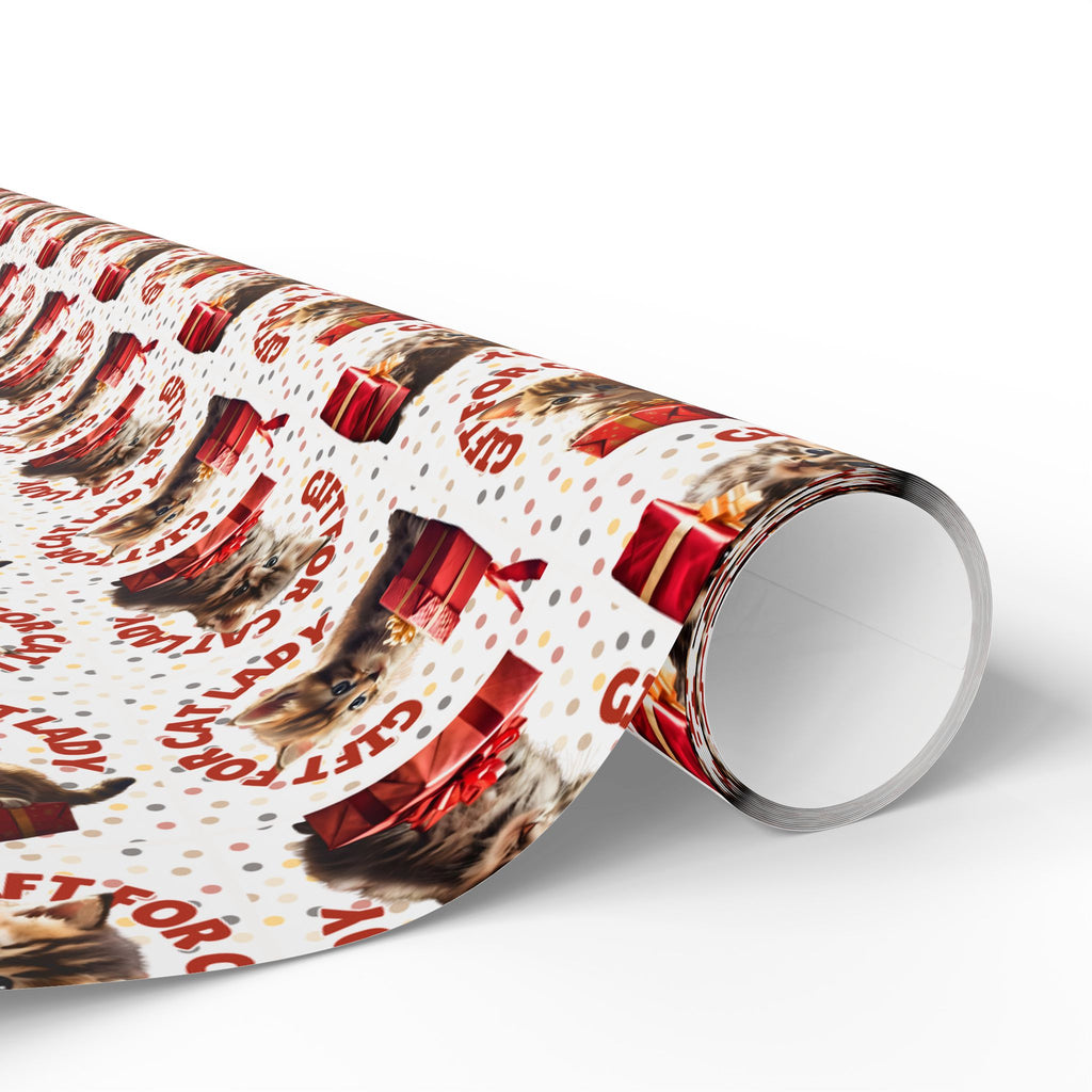 Cat Lady Wrapping Paper for Gifts