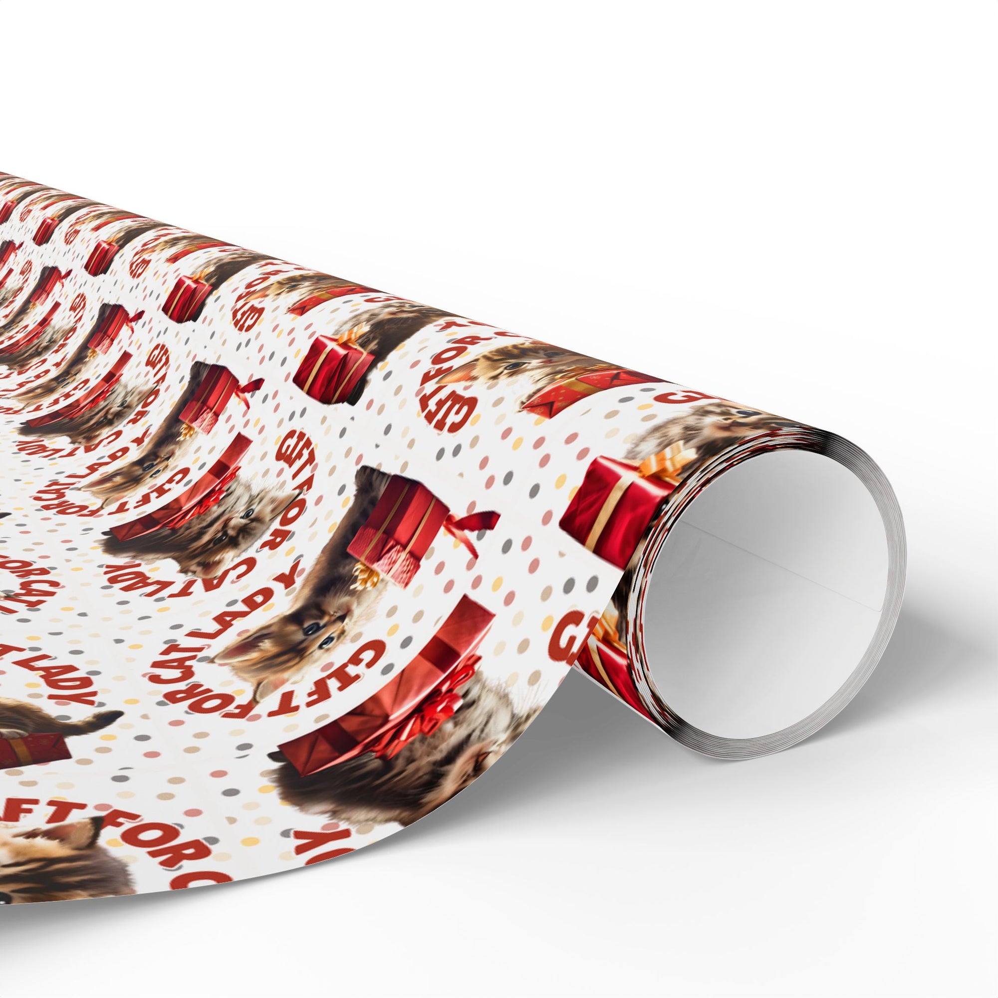 Cat Lady Wrapping Paper for Gifts