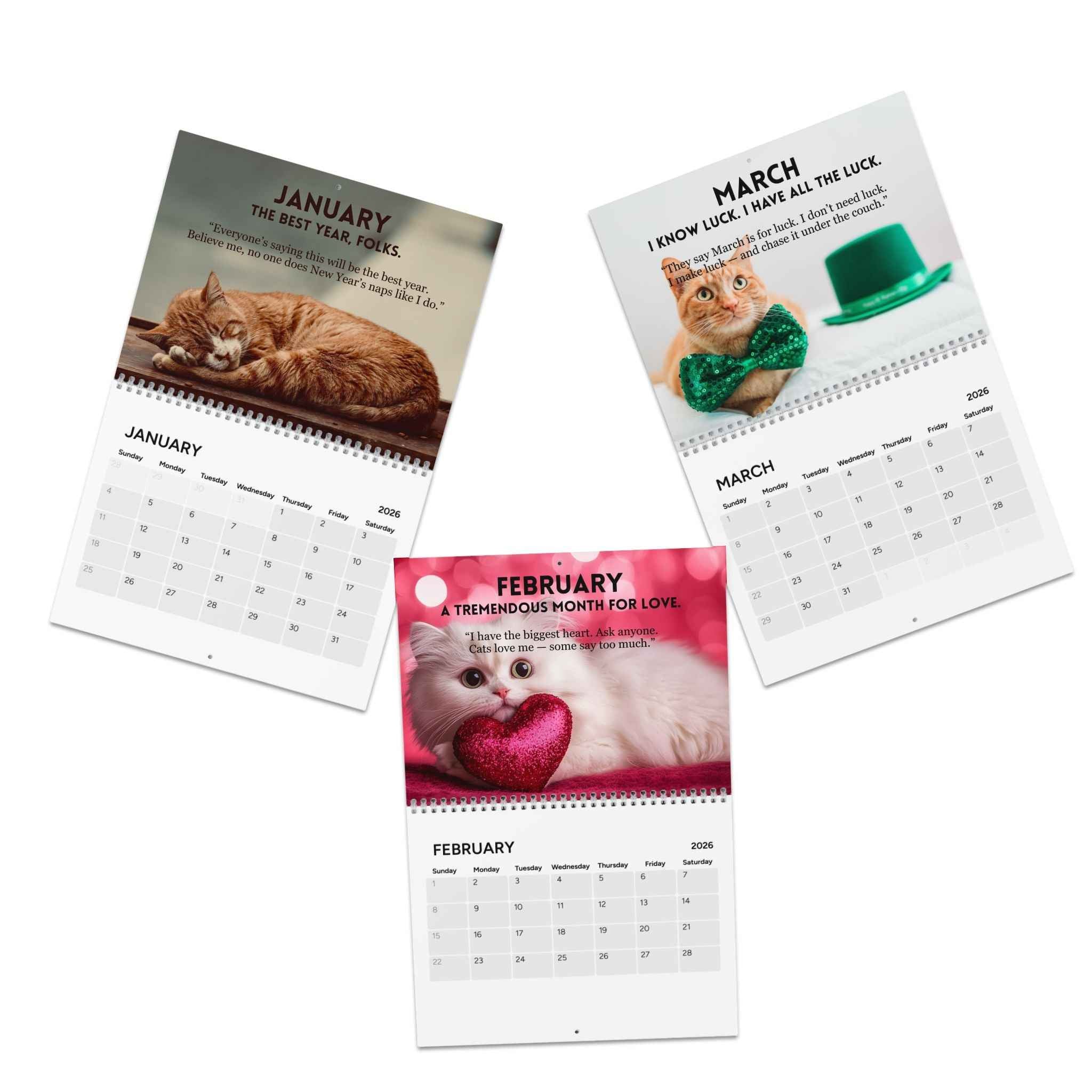2026 The Art of the Purr Calendar - The Best Year, Folks!