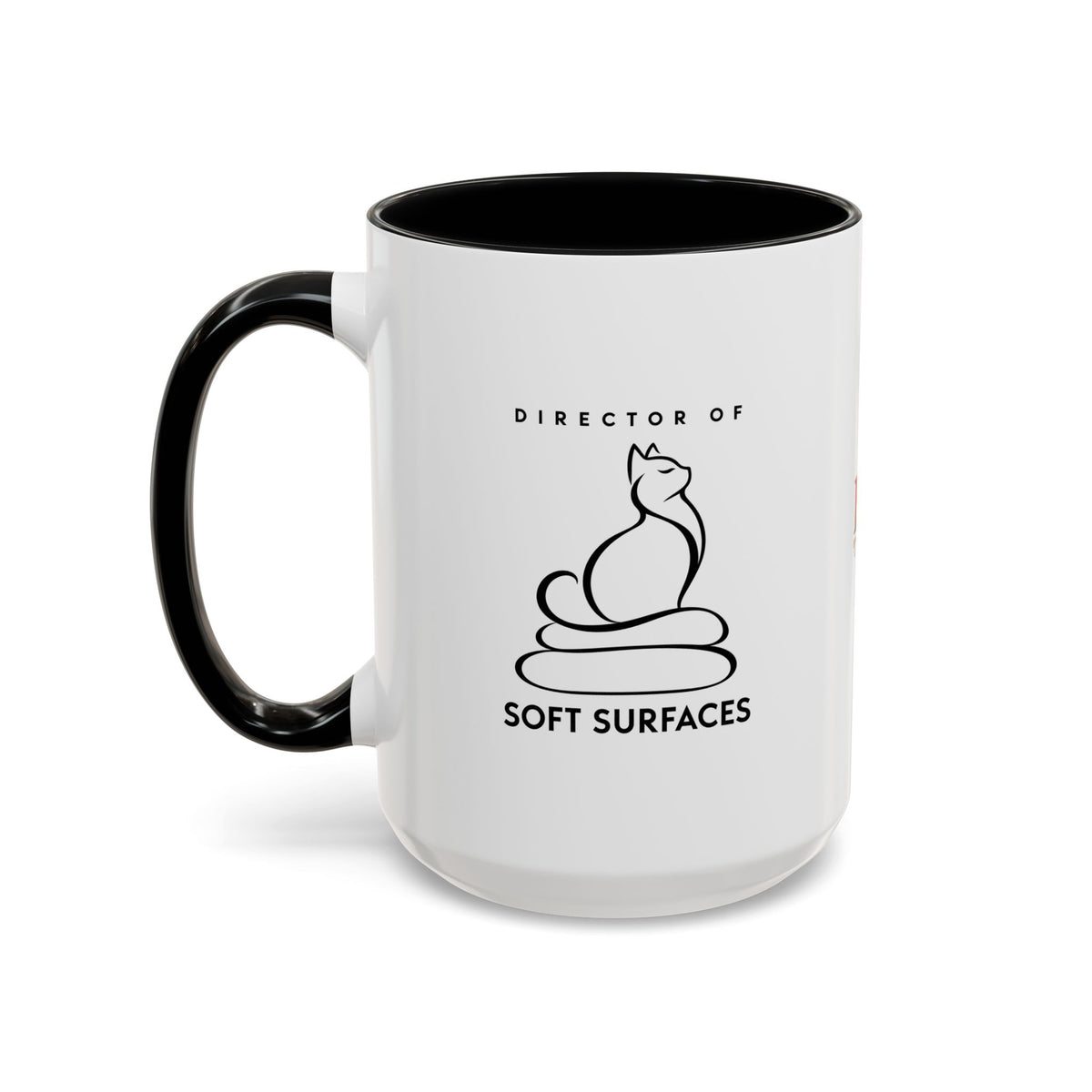 Director of Soft Surfaces Cat Mug | Funny Cat Lover Coffee Cup (11oz/15oz)