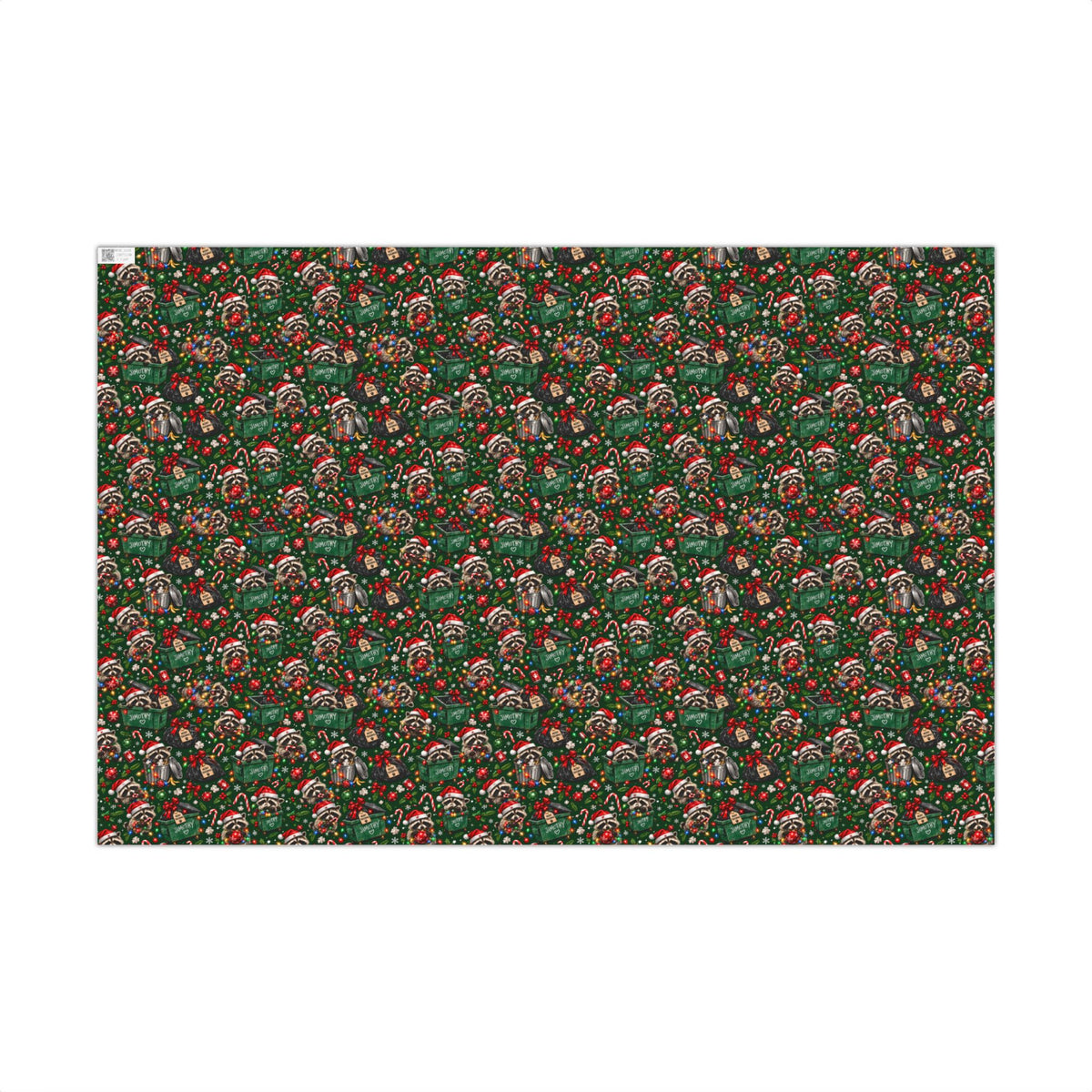 Jimothy’s Merry Trashmas Raccoon Christmas Wrapping Paper