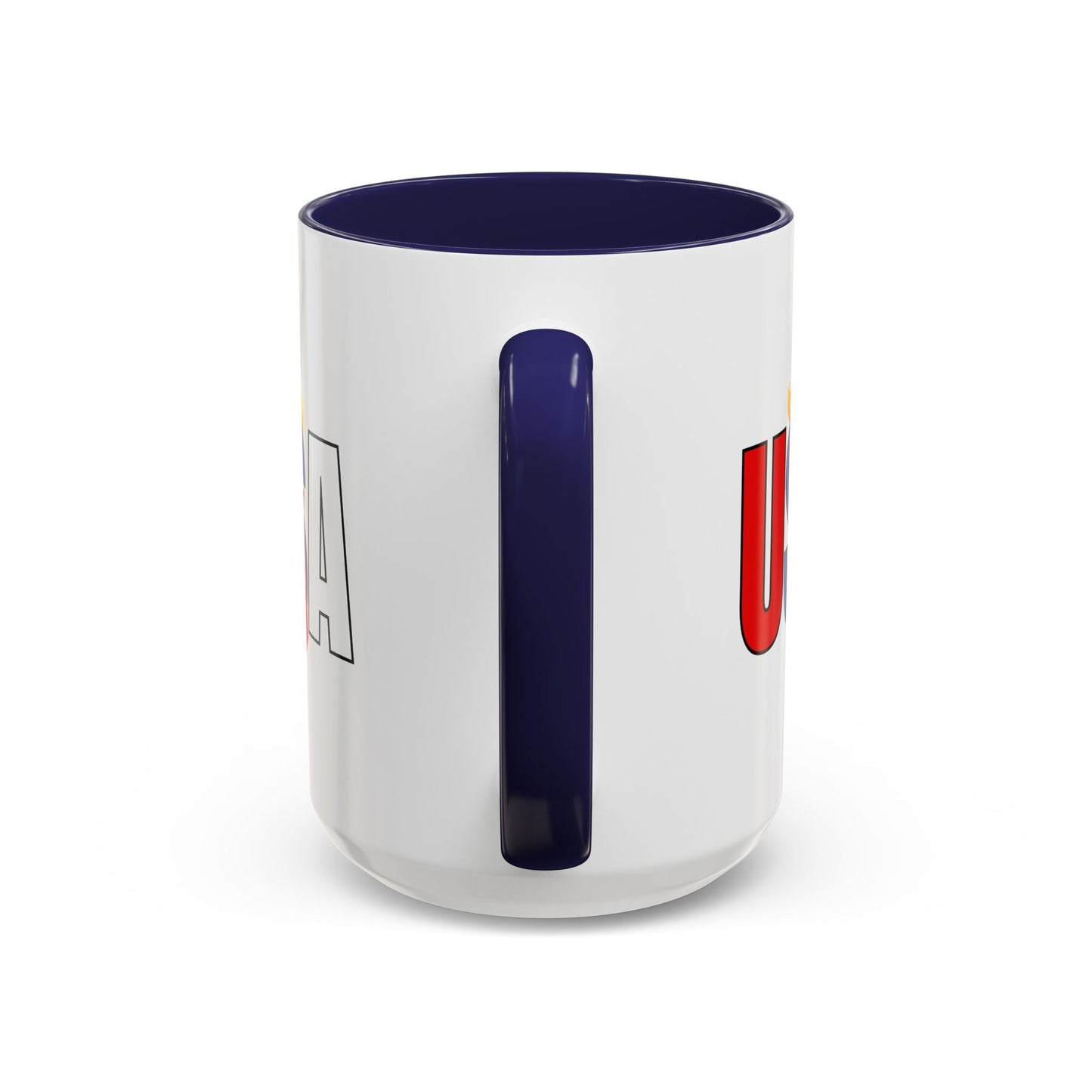 Trump USA Accent Coffee Mug Printify
