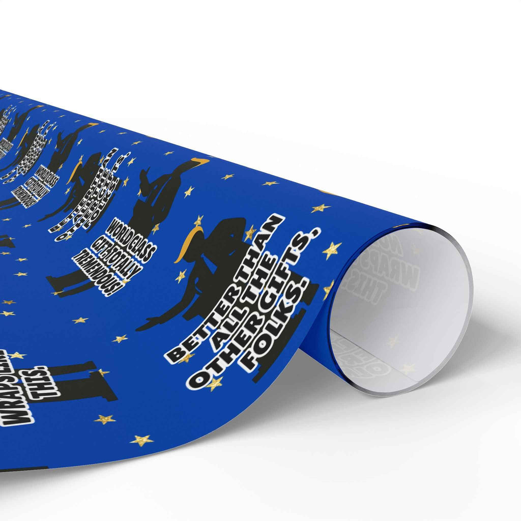 “Greatest Present, Believe Me” Political Parody Wrapping Paper