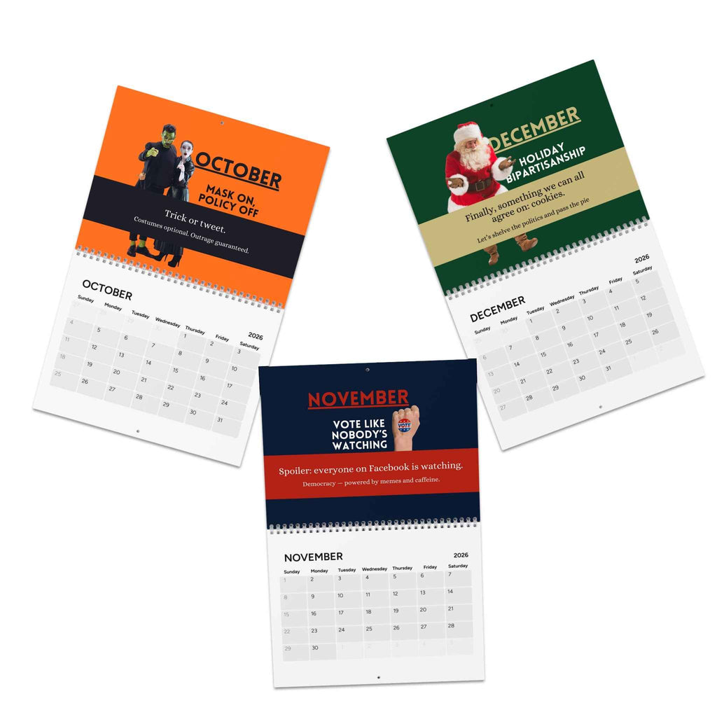 Political Humor Calendar 2026: Twelve Months of Nonsense