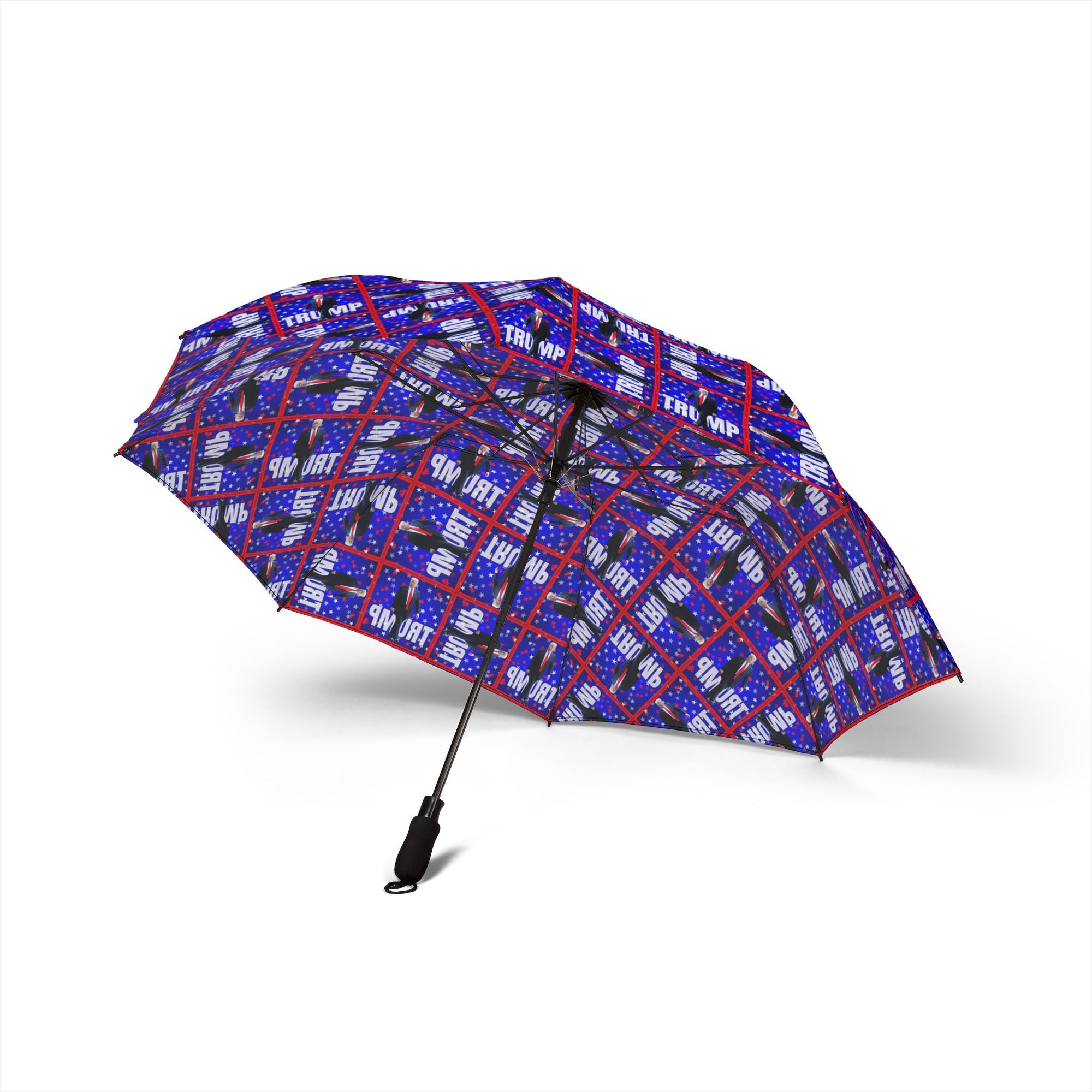 Trump-Themed Foldable Umbrella for All Weather