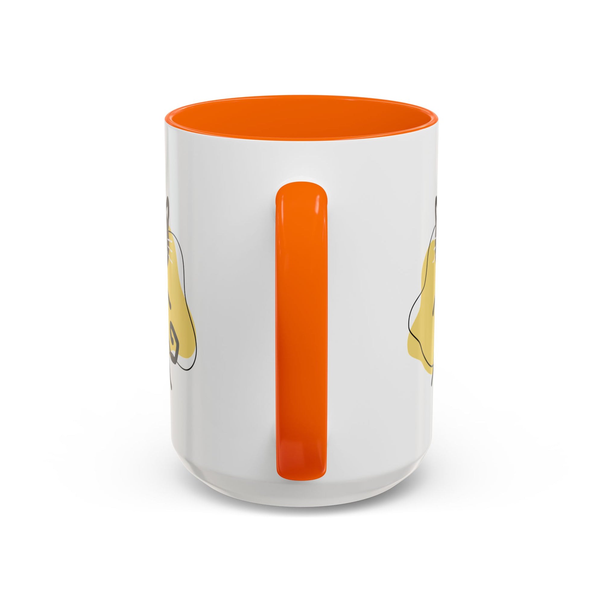 Playful Cat Accent Coffee Mug - 11oz & 15oz