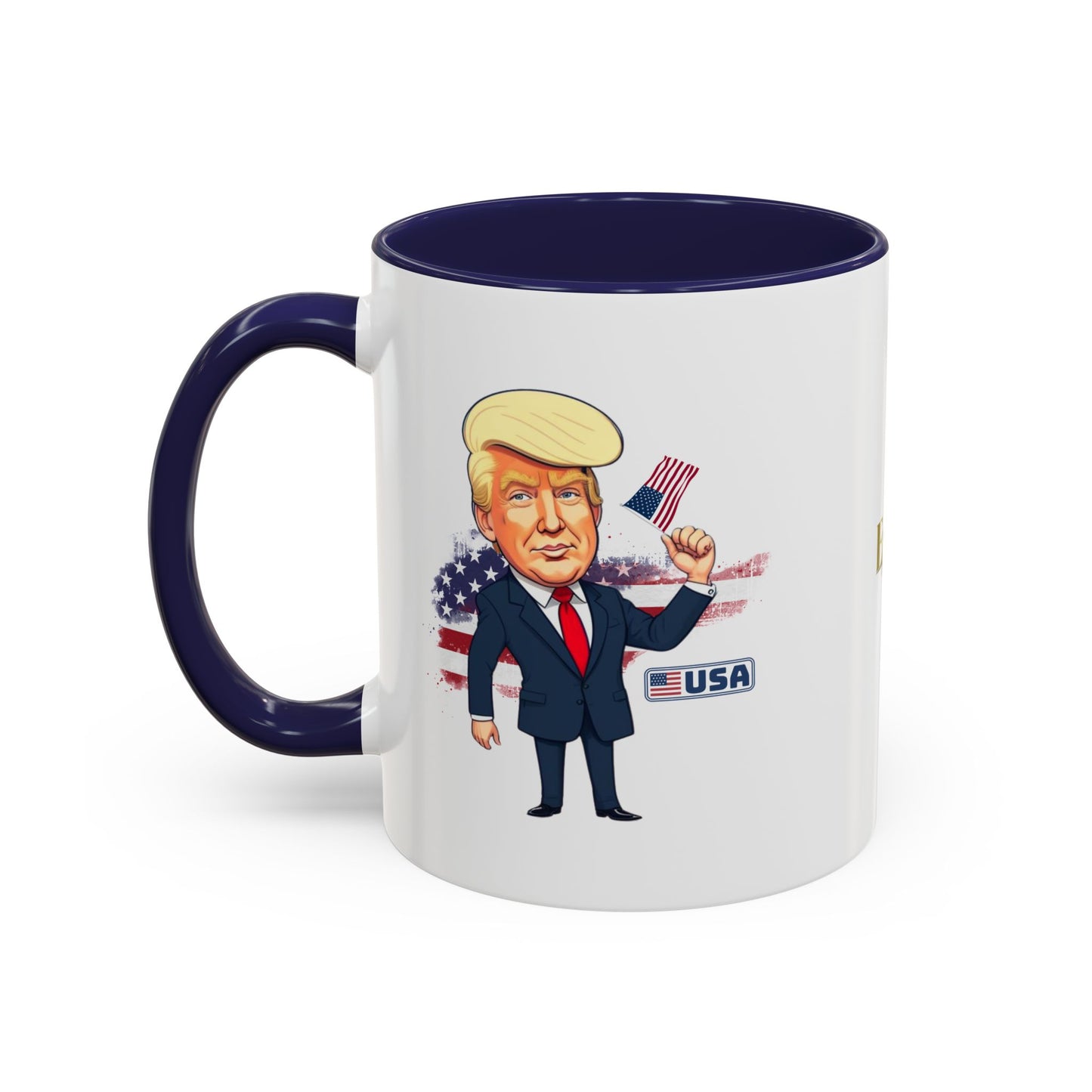Flag Waving Trump USA Coffee Mug