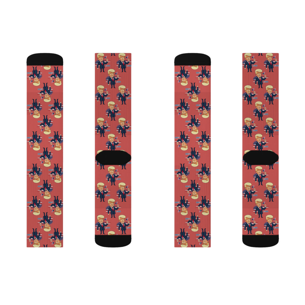 Fun Political Design Socks - Perfect for Casual Wear and Gifts
