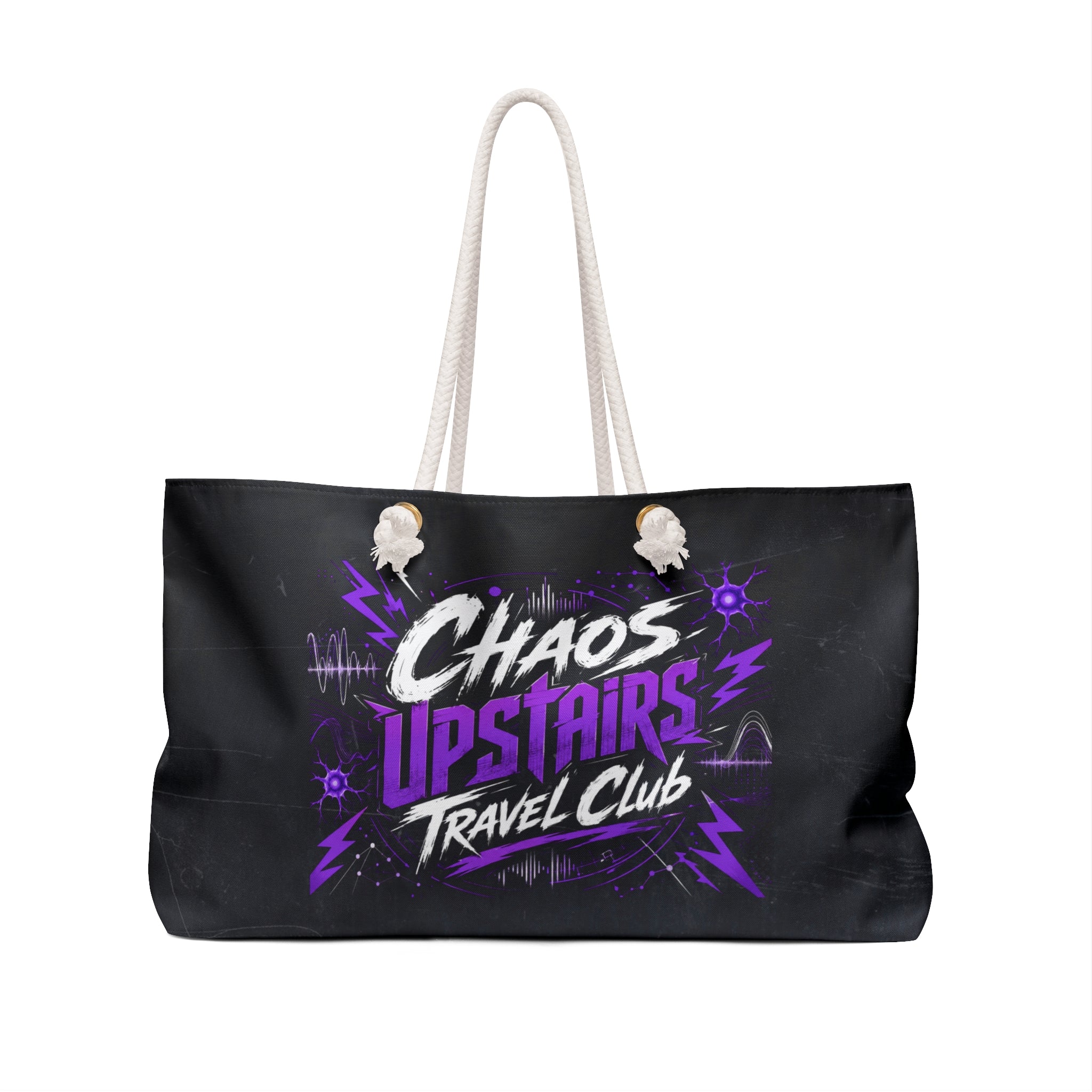 Chaos Upstairs Travel Club Weekender Bag