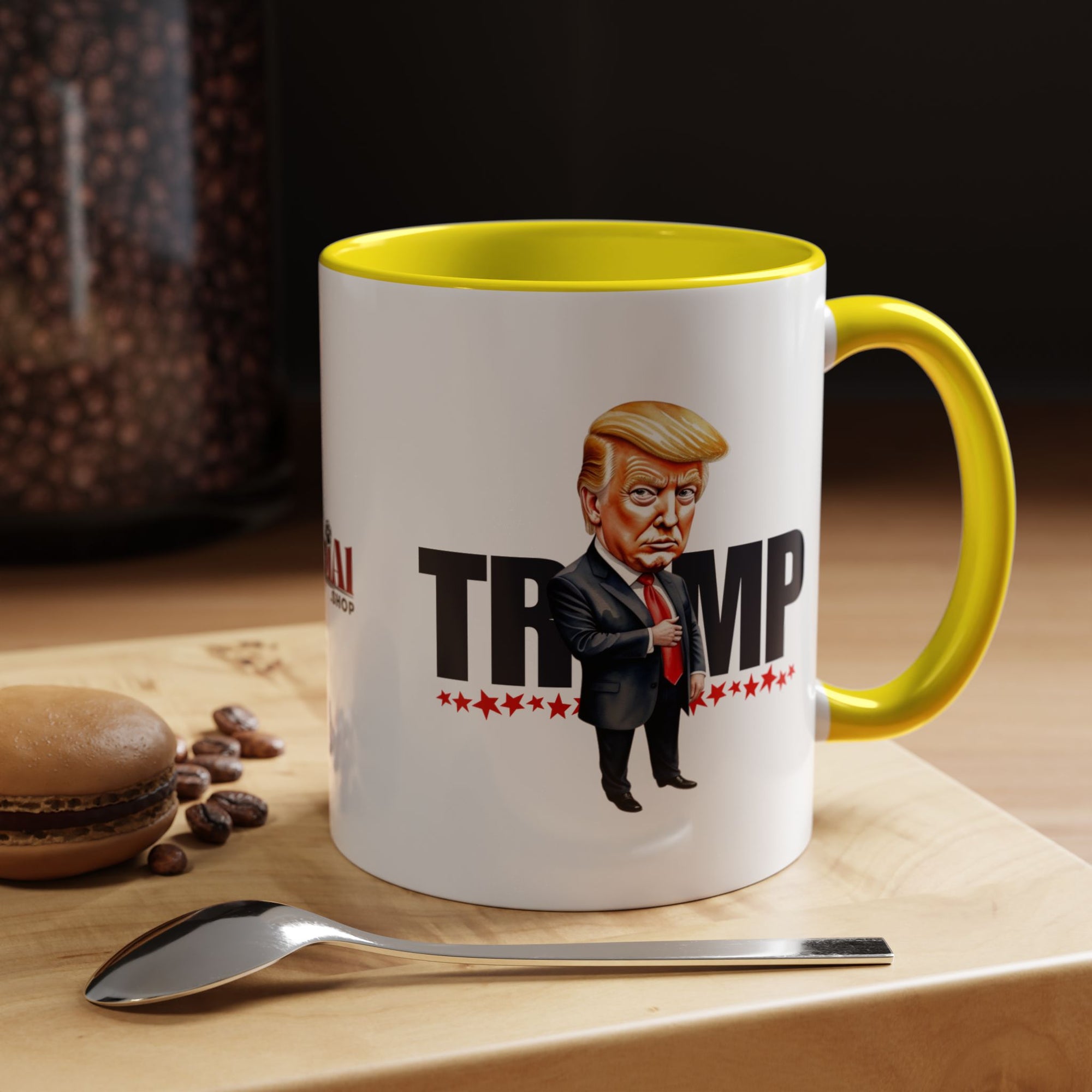 Trump Accent Coffee Mug - 11oz & 15oz, Bold Statement Mugs for Political Enthusiasts