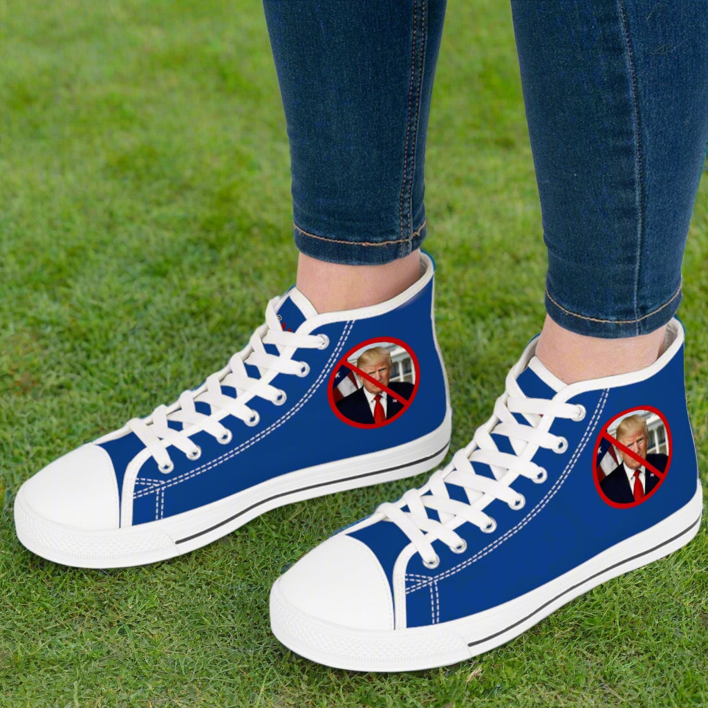 Say No to Trump Women's High Top Sneakers