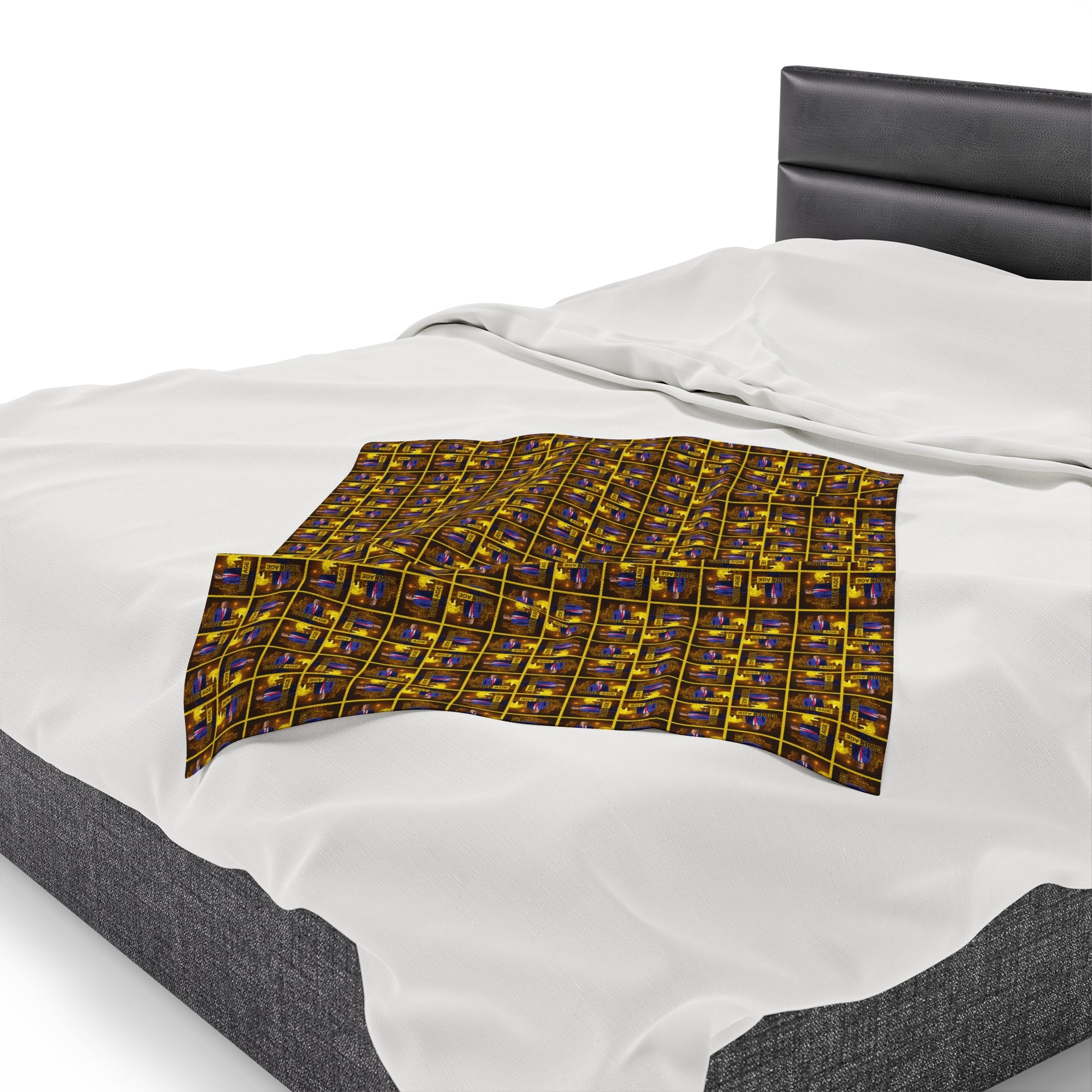 Trump Golden Age Velveteen Plush Blanket