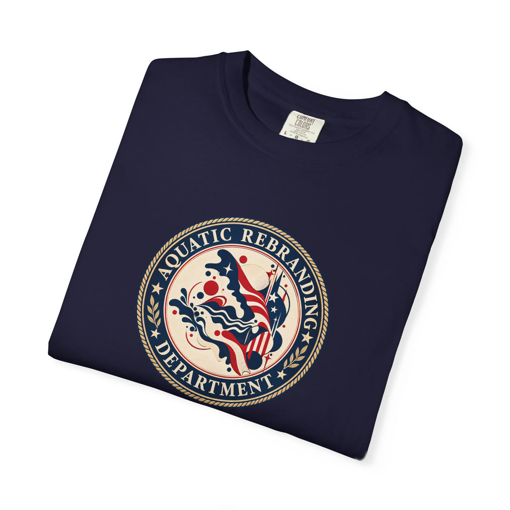 Aquatic Rebranding Department Garment-Dyed Unisex T-Shirt