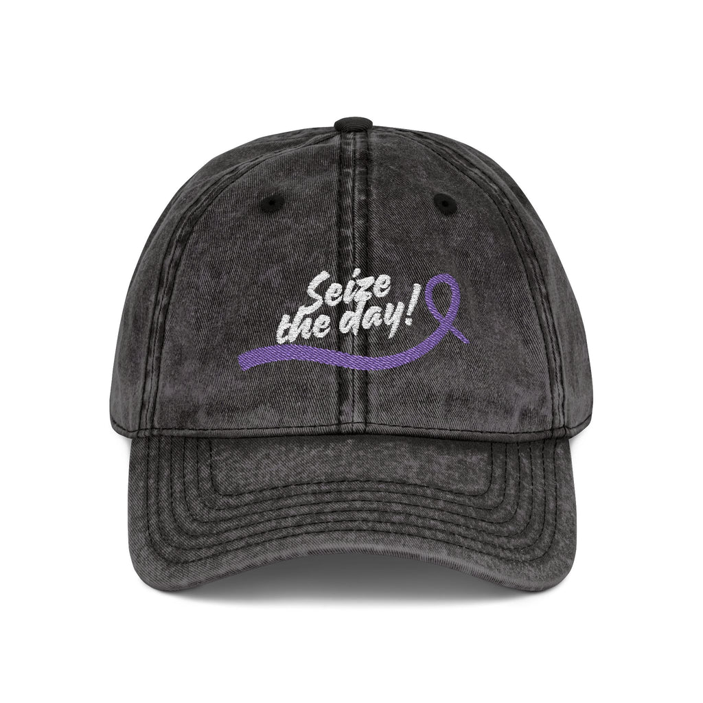Seize the Day Vintage Style Cap (Embroidery)