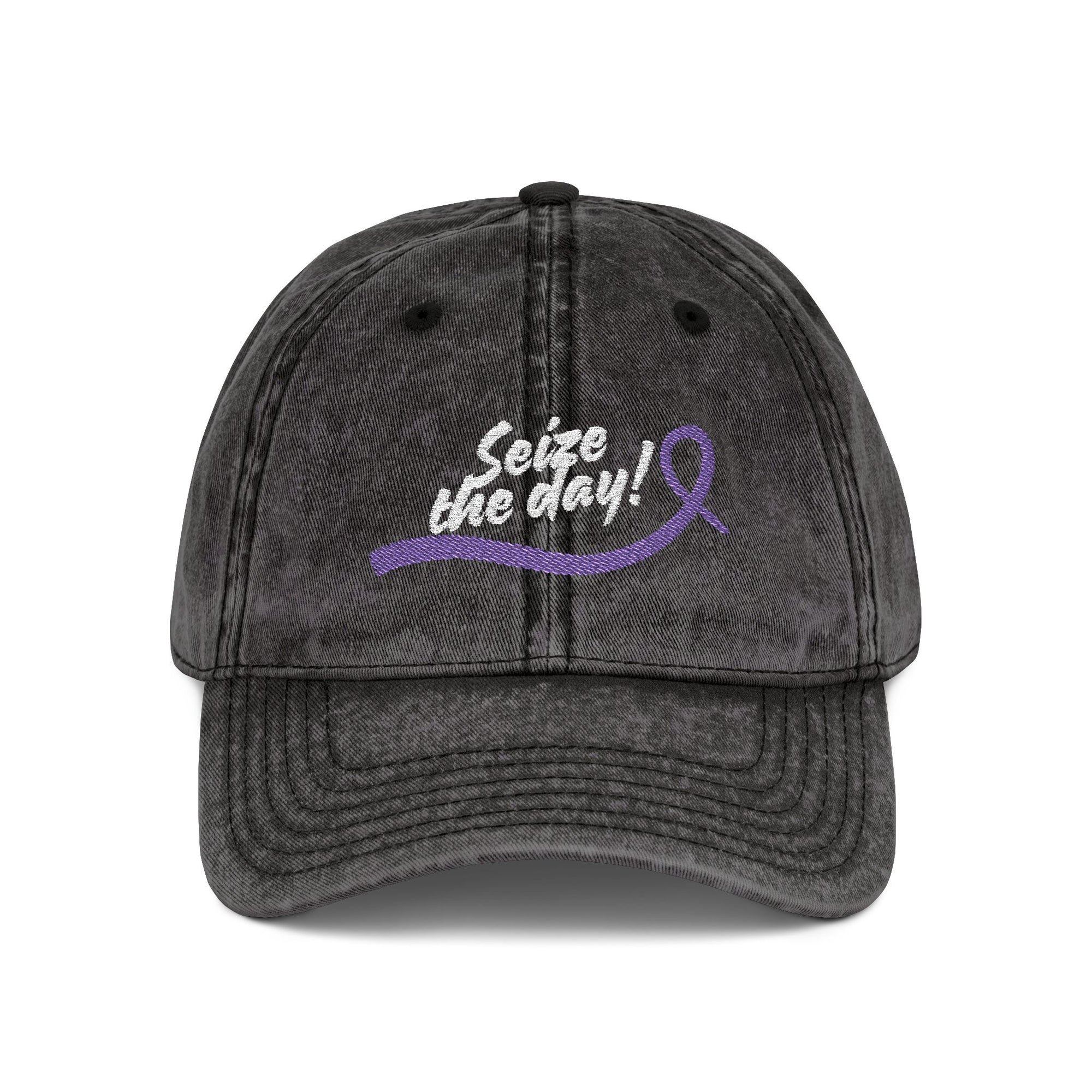 Seize the Day Vintage Style Cap (Embroidery)
