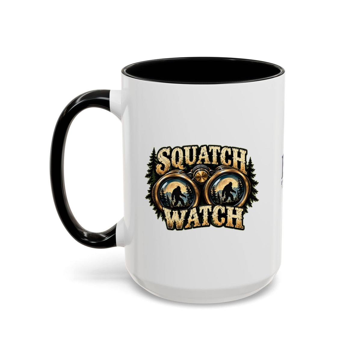Squatch Watch Bigfoot Mug | Two-Tone Sasquatch Coffee Cup (11oz/15oz)
