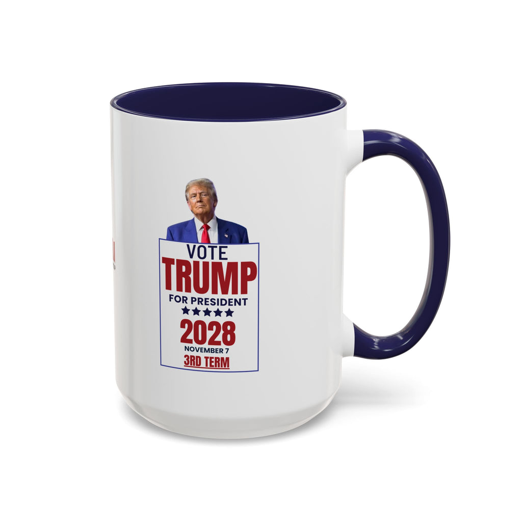 Vote Trump for President Coffee Mug – 11oz & 15oz Accent Mug for Political Enthusiasts