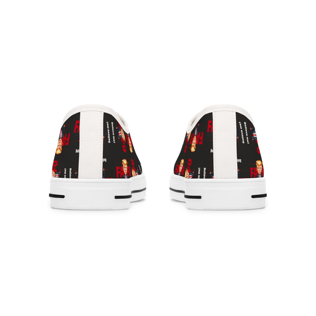 Trump FAFO Trendy Women's Low Top Sneakers