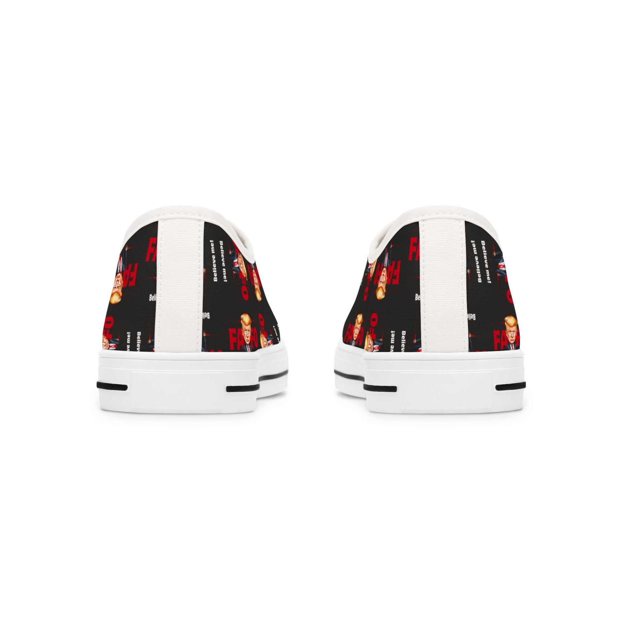 Trump FAFO Trendy Women's Low Top Sneakers
