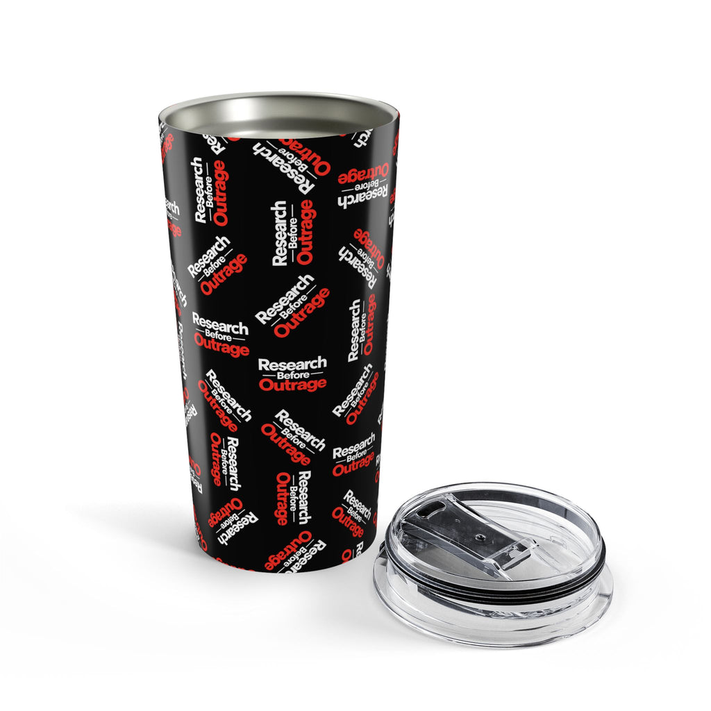 Research Before Outrage 20 oz Tumbler | Social Media & True Crime