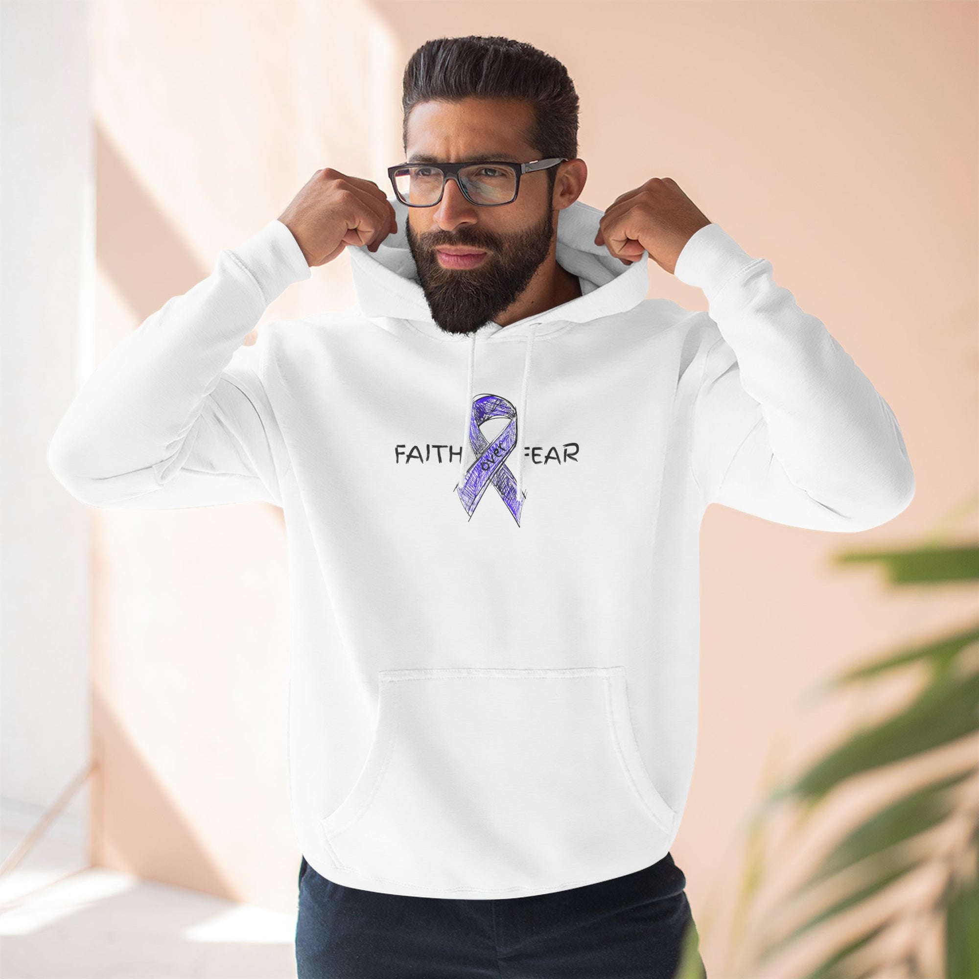 Faith Over Fear Epilepsy Awareness Hoodie