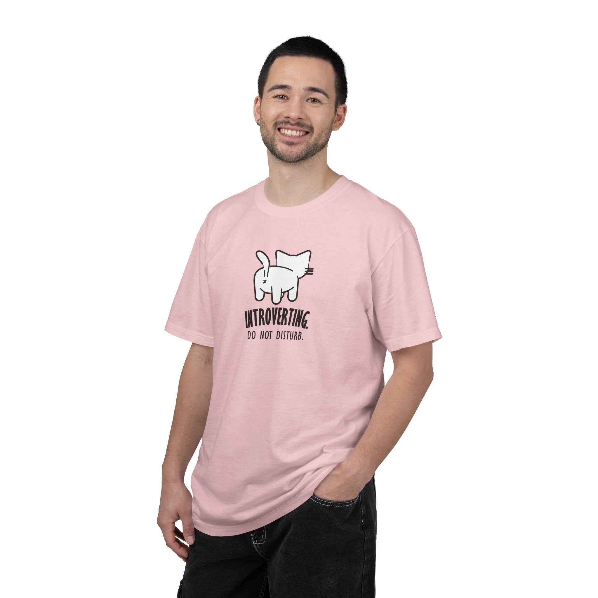 Introverting. Do Not Disturb. Unisex Cat T-Shirt