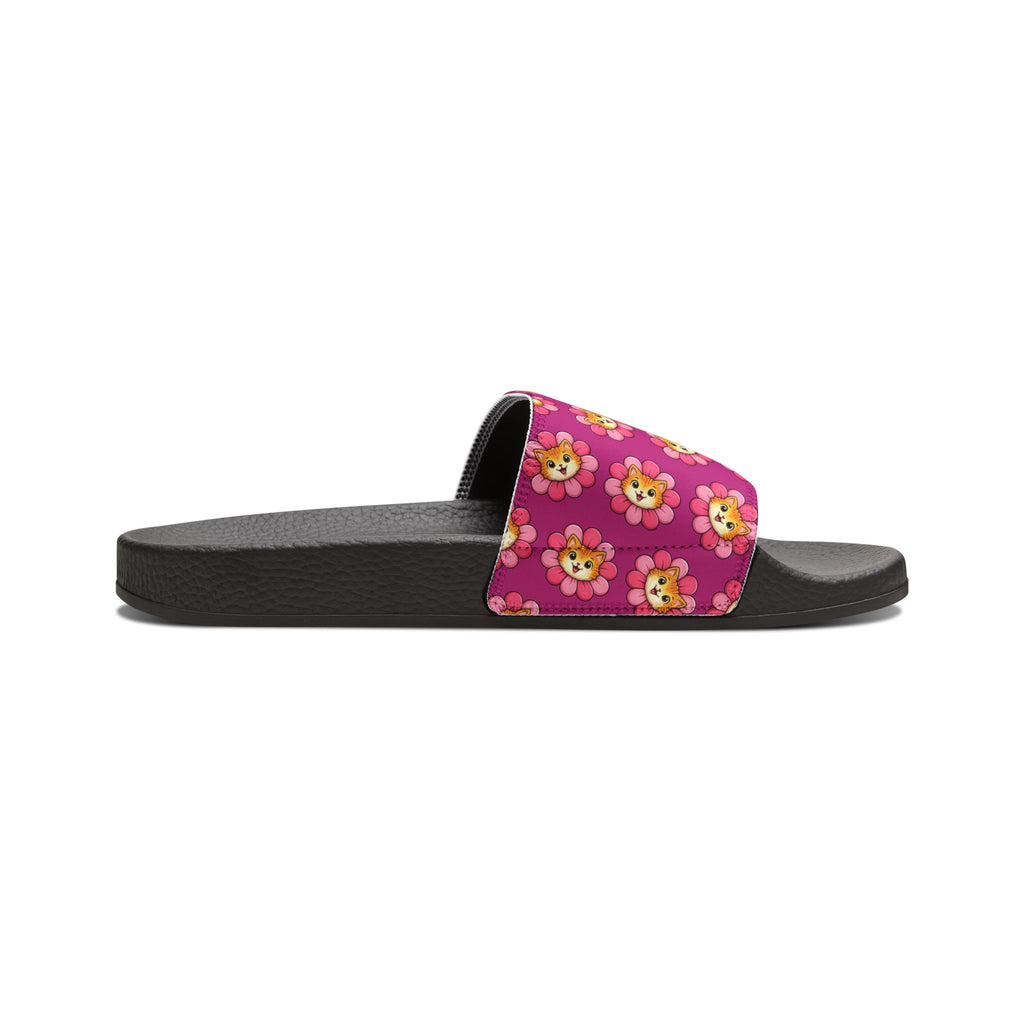 Floral Cat Slide Sandals — Sunshine With Opinions Edition