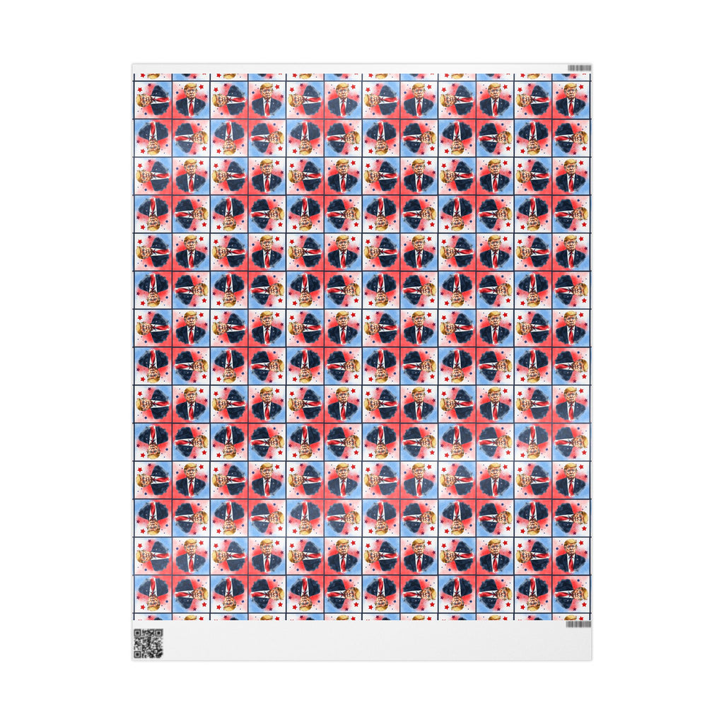 Stars & Trump Wrapping Paper, All Purpose