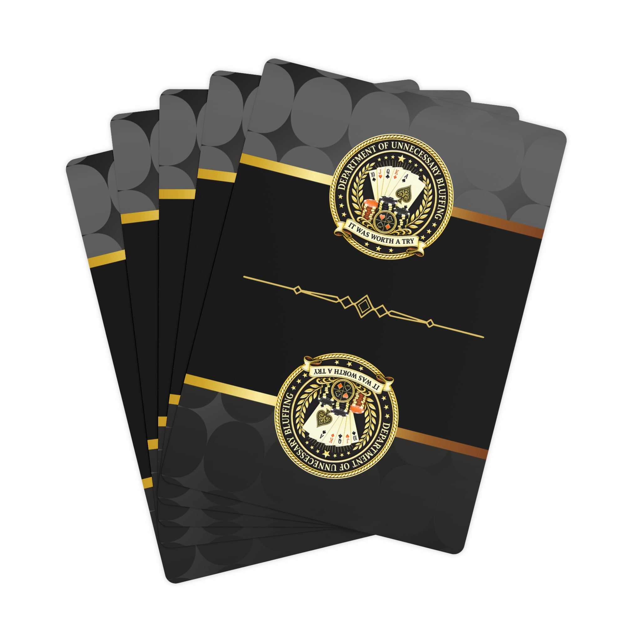It Was Worth a Try Playing Cards