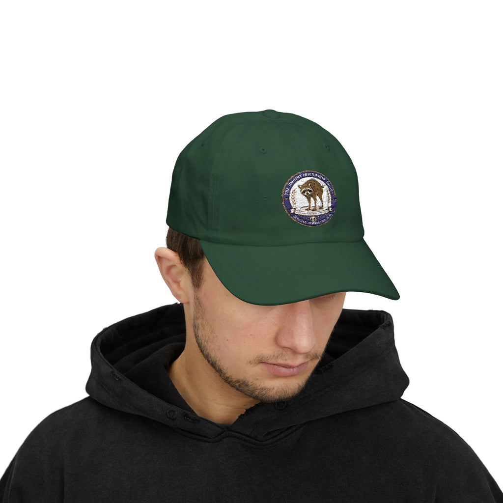 Jimothy Friendship Society Dark-Colored Dad Hat