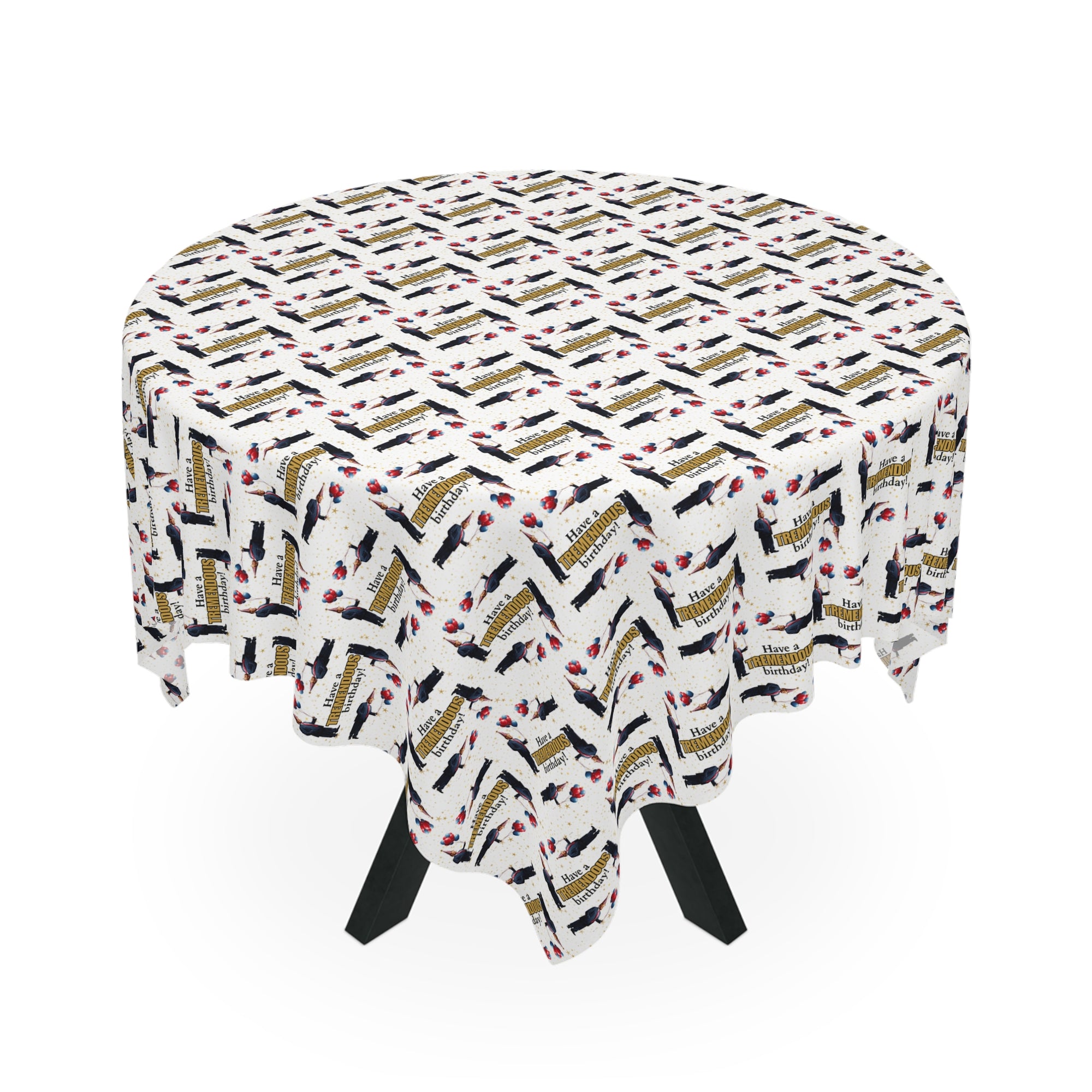 Tremendous Trump Birthday Modern Tablecloth